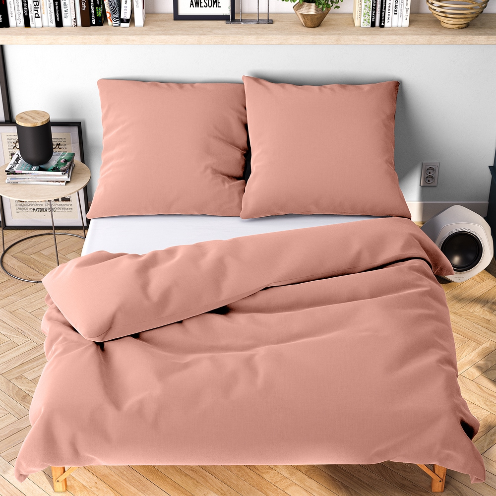 Bettwäsche WOLKENFELDrosa, Microfaser, Obermaterial: 100% Polyester, Bettwäsche, "Allergiker Bettwäsche, unfassbar weich", 135x200 cm, 155x220 &