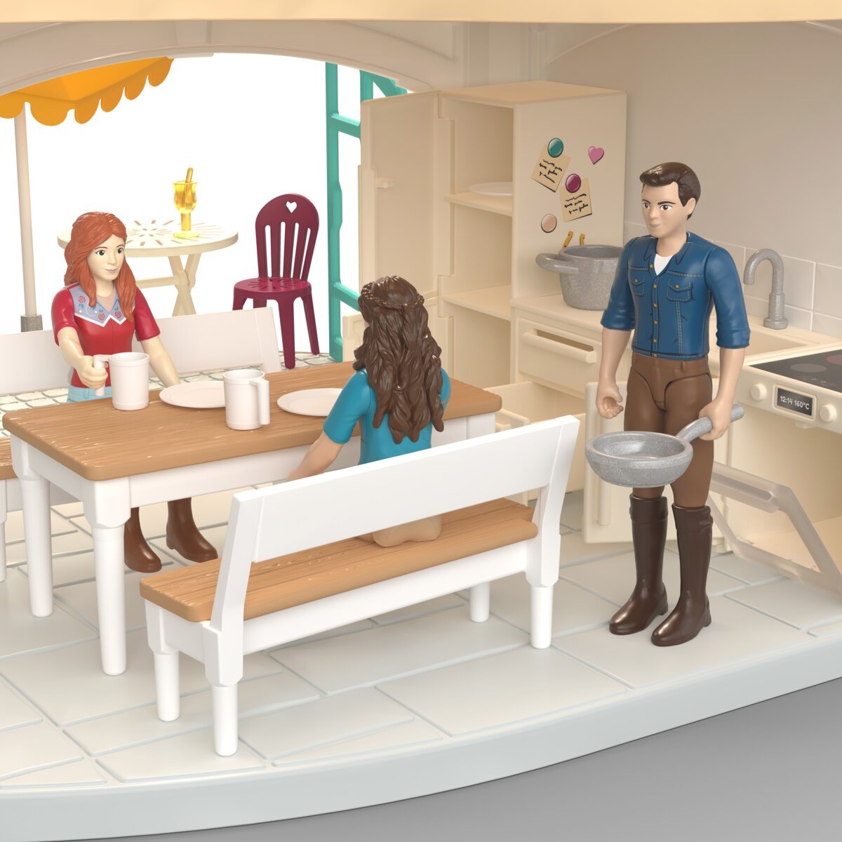 Schleich® Spielwelt »HORSE CLUB, Lakeside Villa & Paddock (42785)«