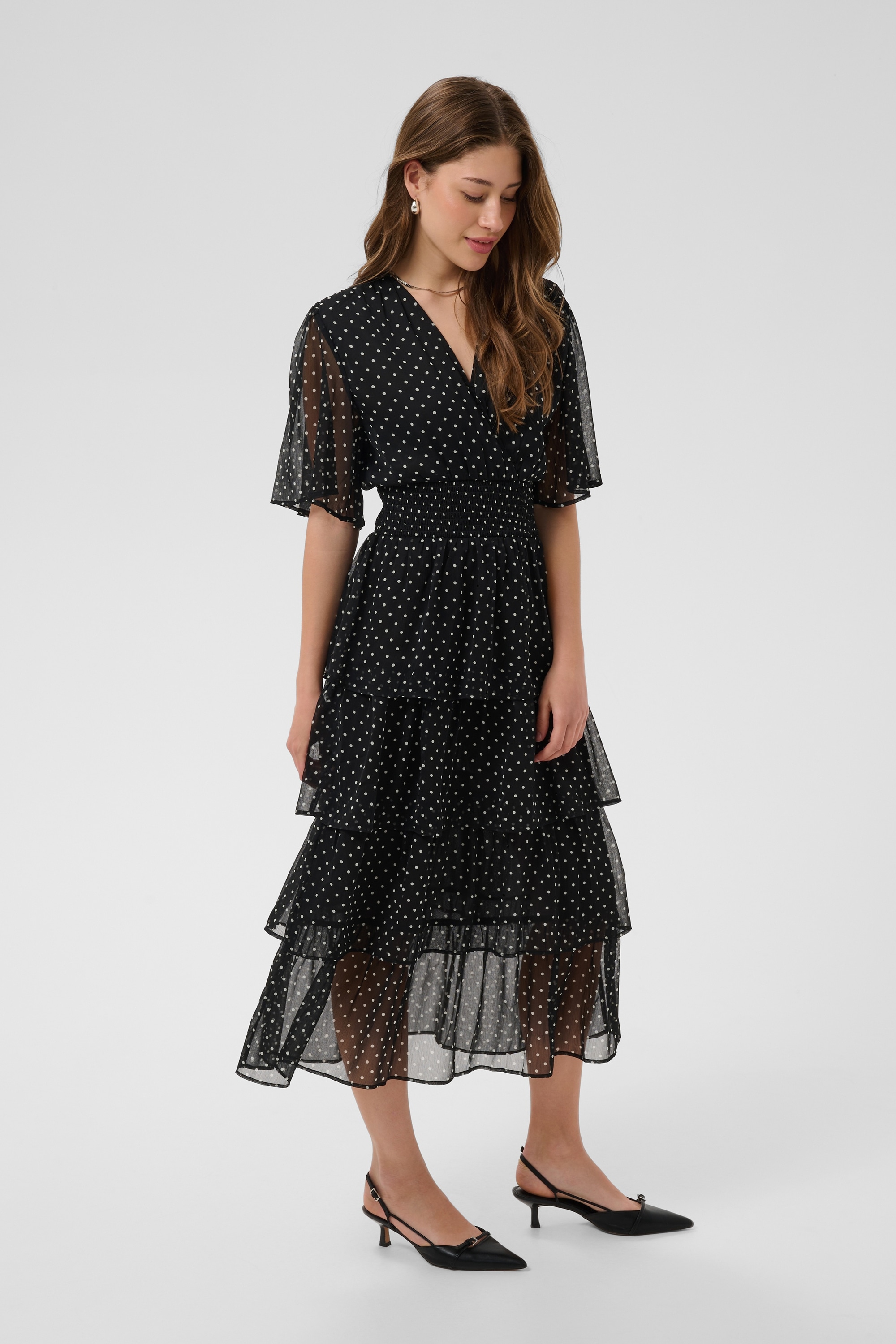 Saint Tropez Midikleid »Damen Kleid SvannaSZ«