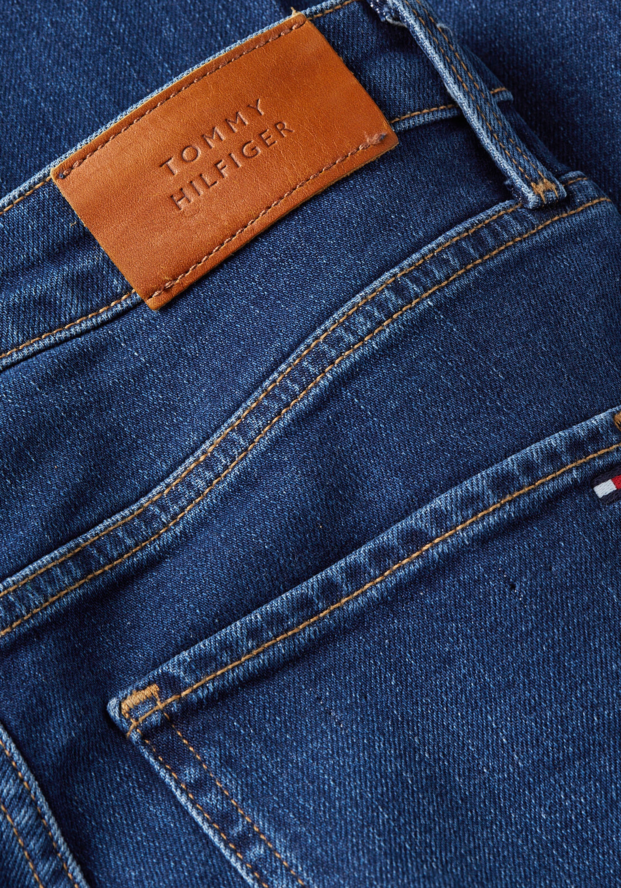 Tommy Hilfiger Bootcut-Jeans, mit Lederlogopatch für | BAUR kaufen