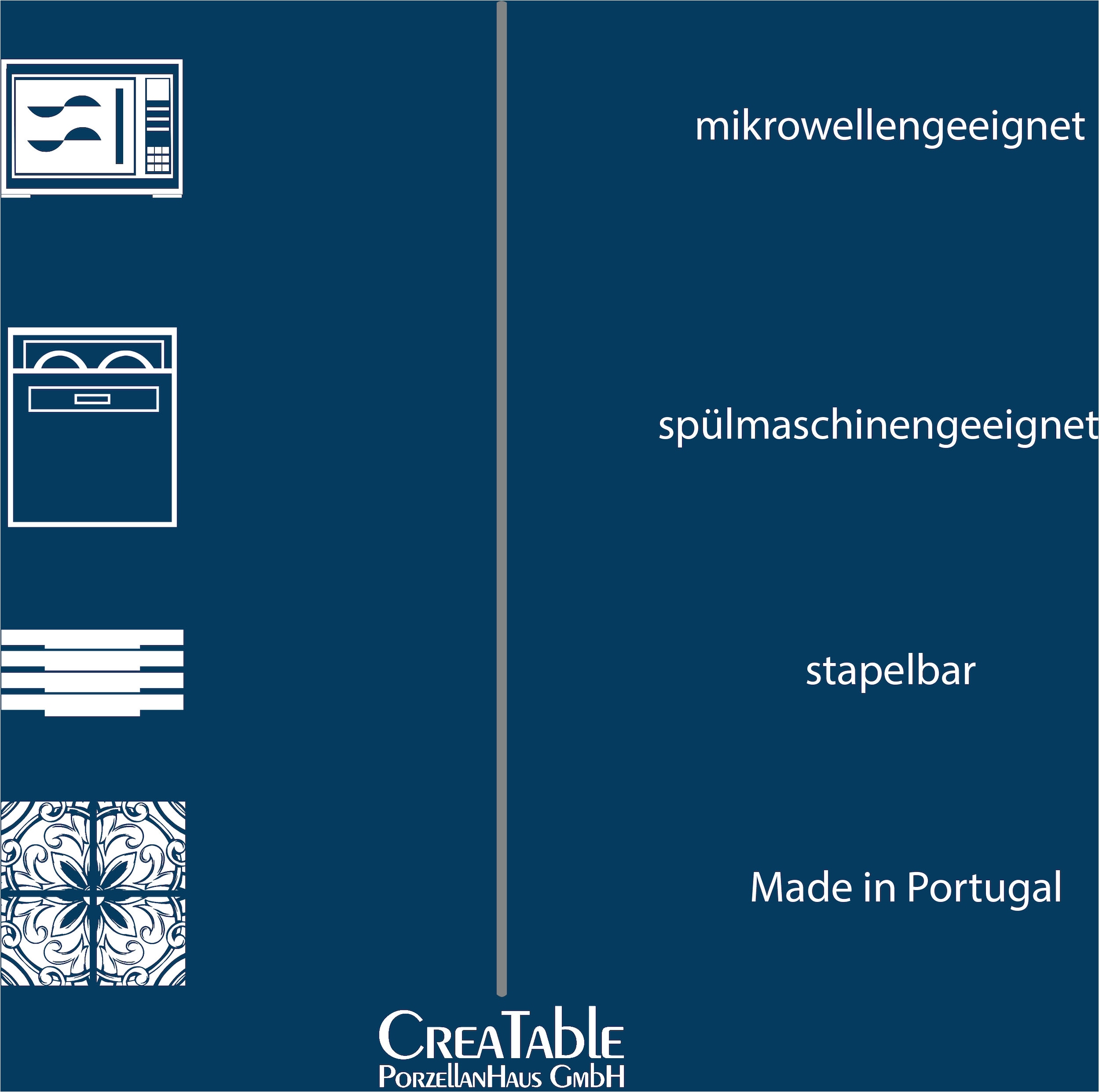 CreaTable Speiseteller »Essteller Pietra«, (Set, 4 St.), Teller Set für 4 Personen, Steinzeug, flache Teller, Made in Europe