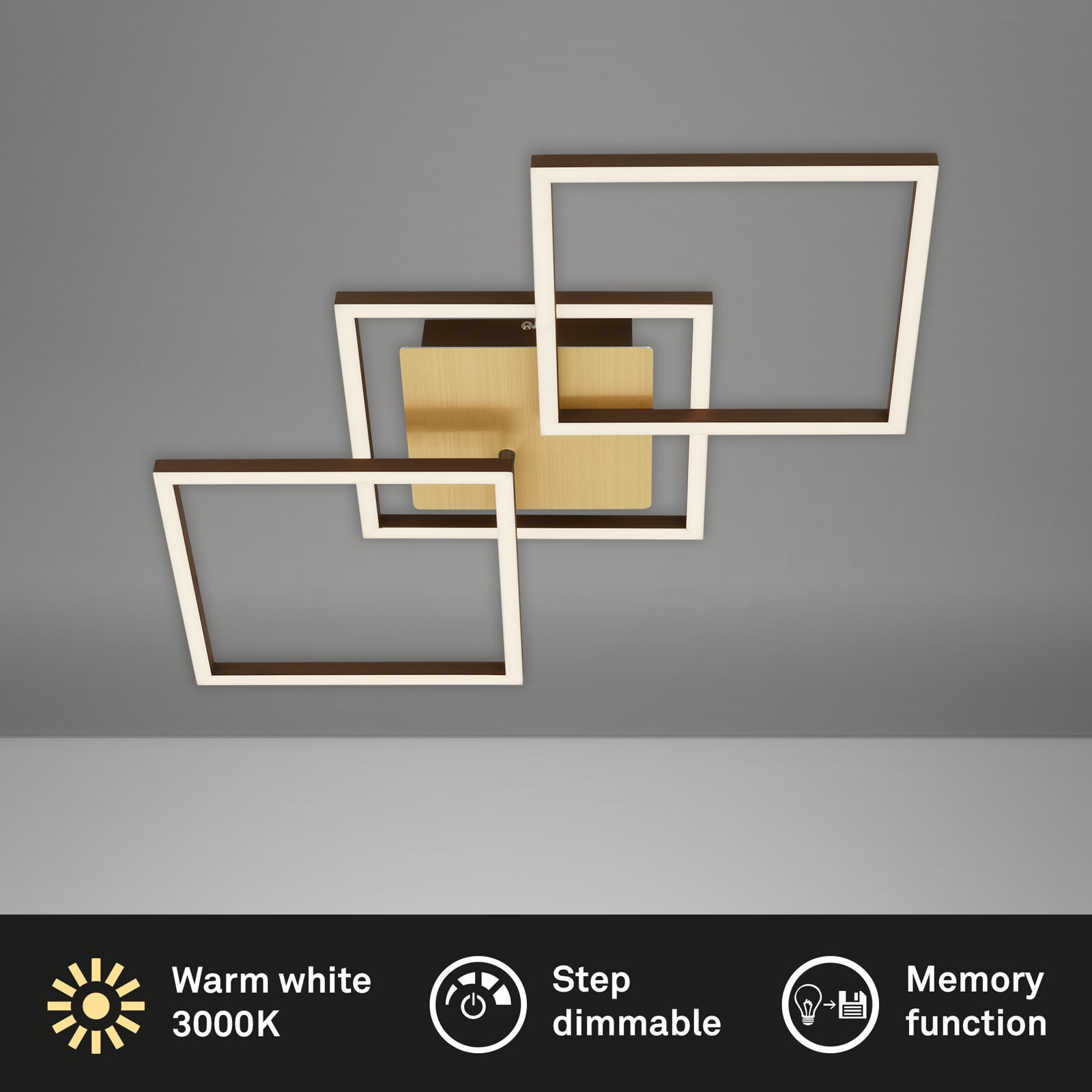 Briloner Leuchten LED Deckenleuchte »FRAME«