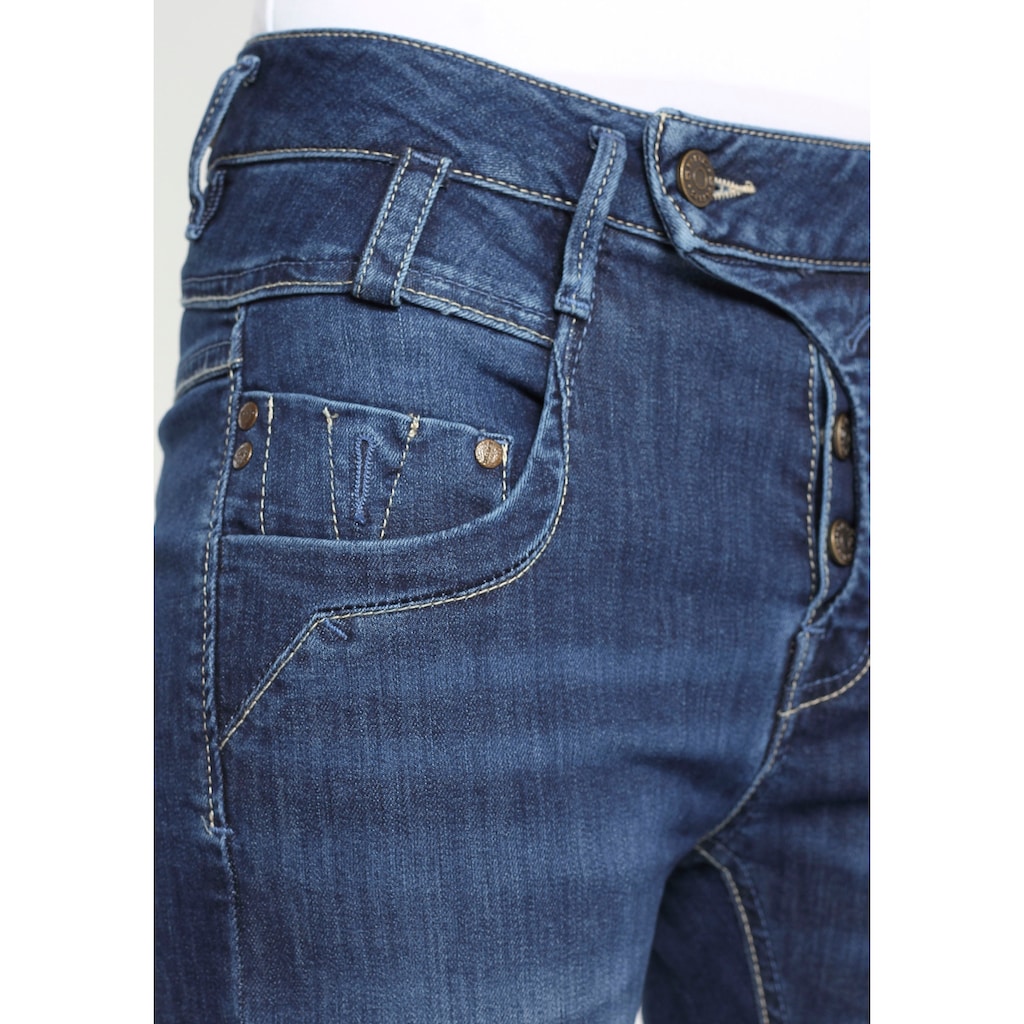 GANG Slim-fit-Jeans »94Marge«, mit besonderem 4-Knopf-Verschluss