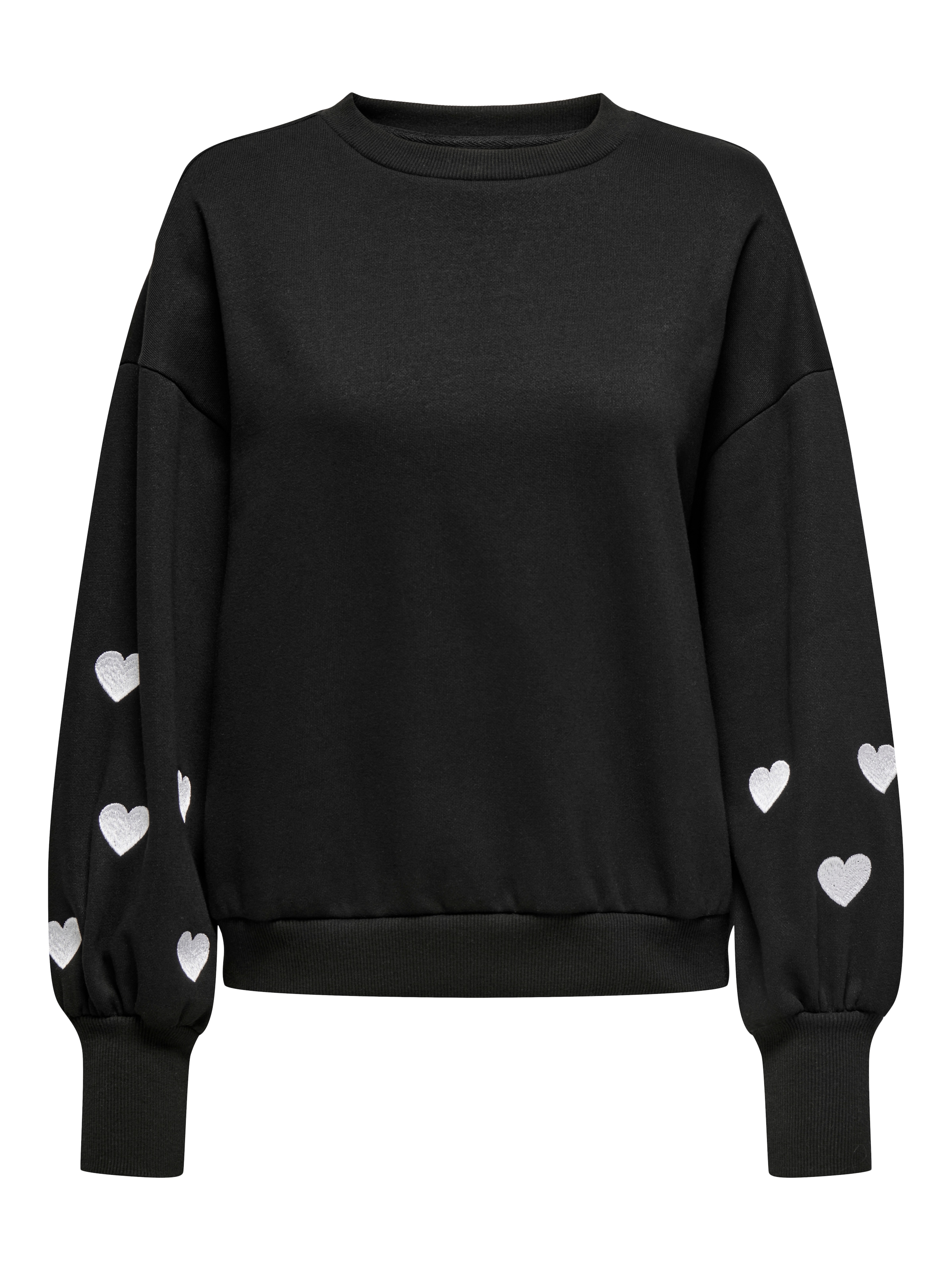 ONLY Sweatshirt »ONLBECCA L/S O-NECK SWT«, mit Stickerei