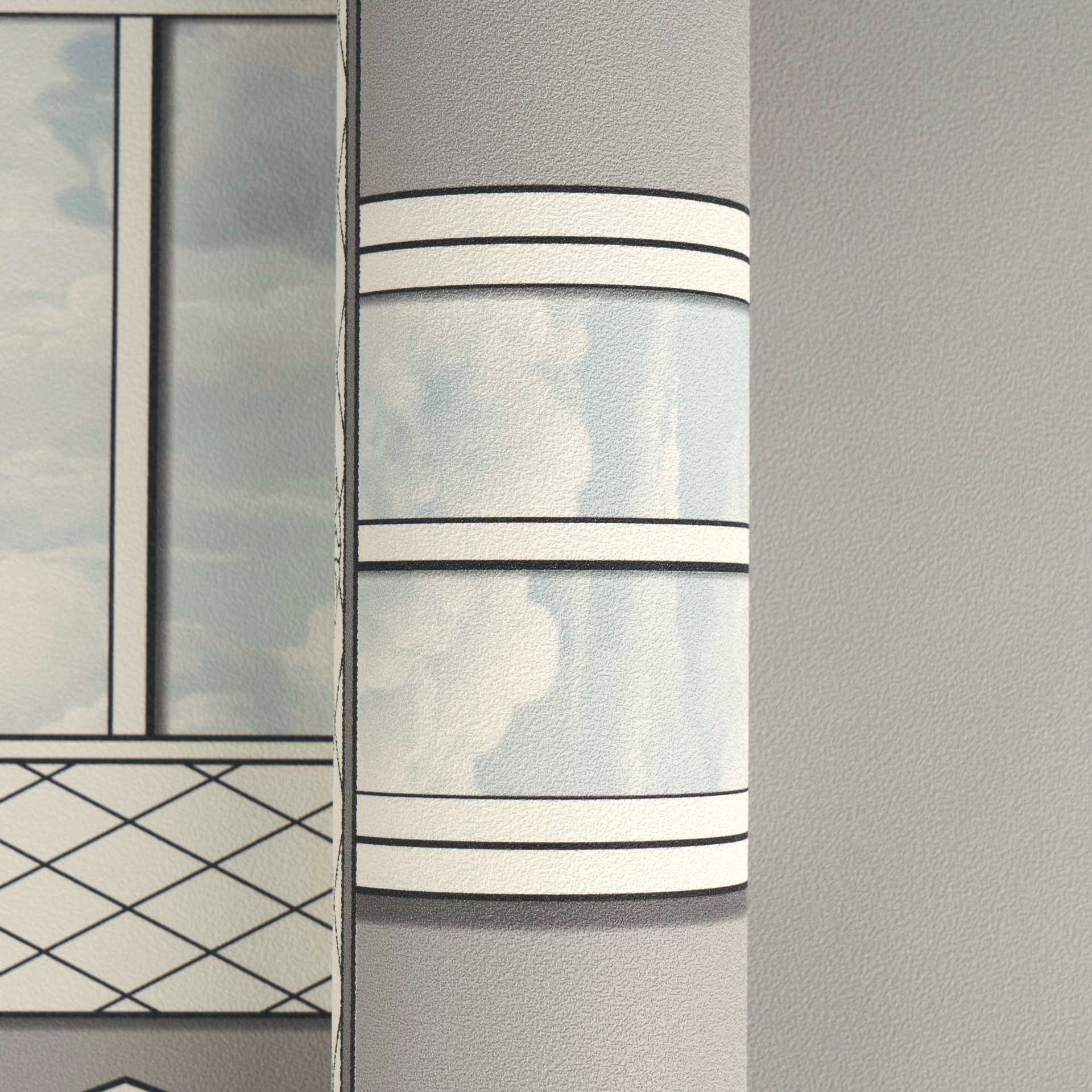 Versace Vliestapete »Versace 6 Palazzo No 12 –« 3D-Optik | Barock | Motiv geprägt Architekturmotiv mit Fensterdesign & dezent strukturierter Oberfläche