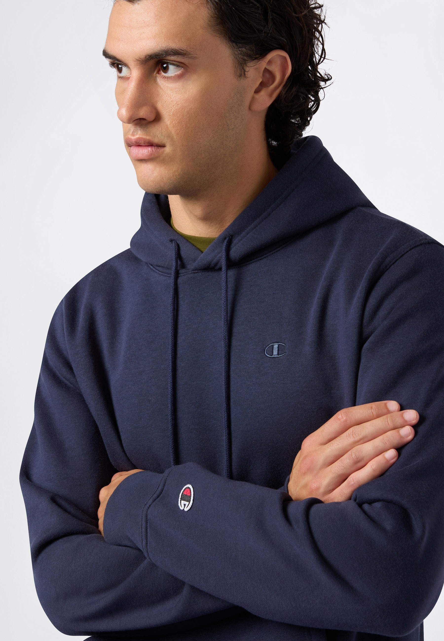 Champion Kapuzensweatshirt "Hooded Sweatshirt", aus Baumwolle und Polyester, in den Größen S bis XXL