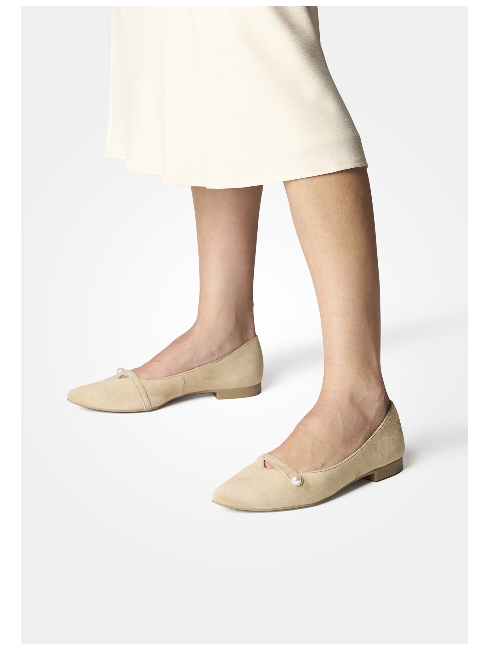 Paul Green Ballerina »Paul Green Ballerinas Veloursleder«