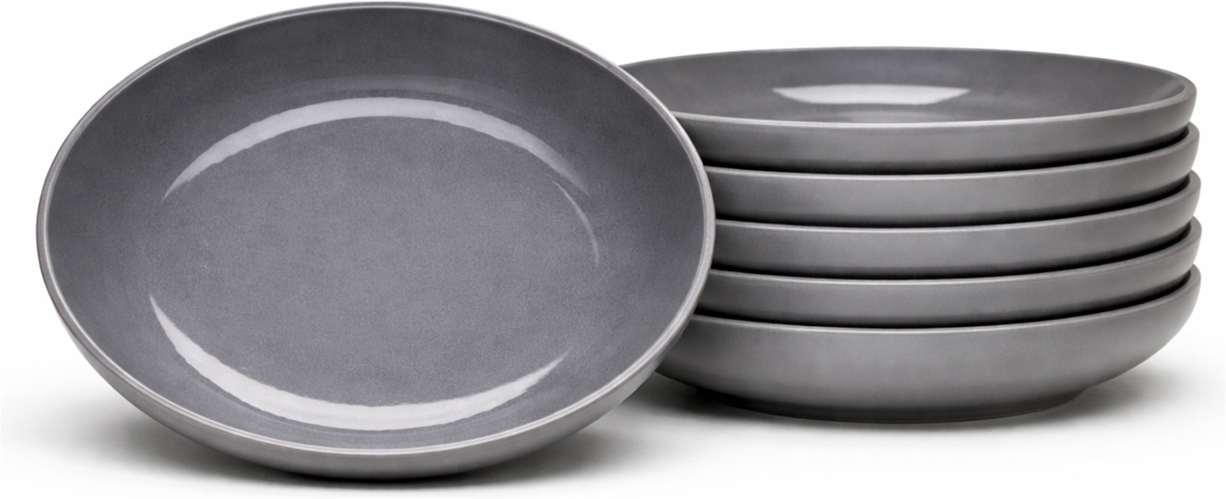 van Well Suppenteller "Malmö, Teller 20 cm, 6 Stück" Teller Set, Steingut, spülmaschinen-/mikrowellengeeignet