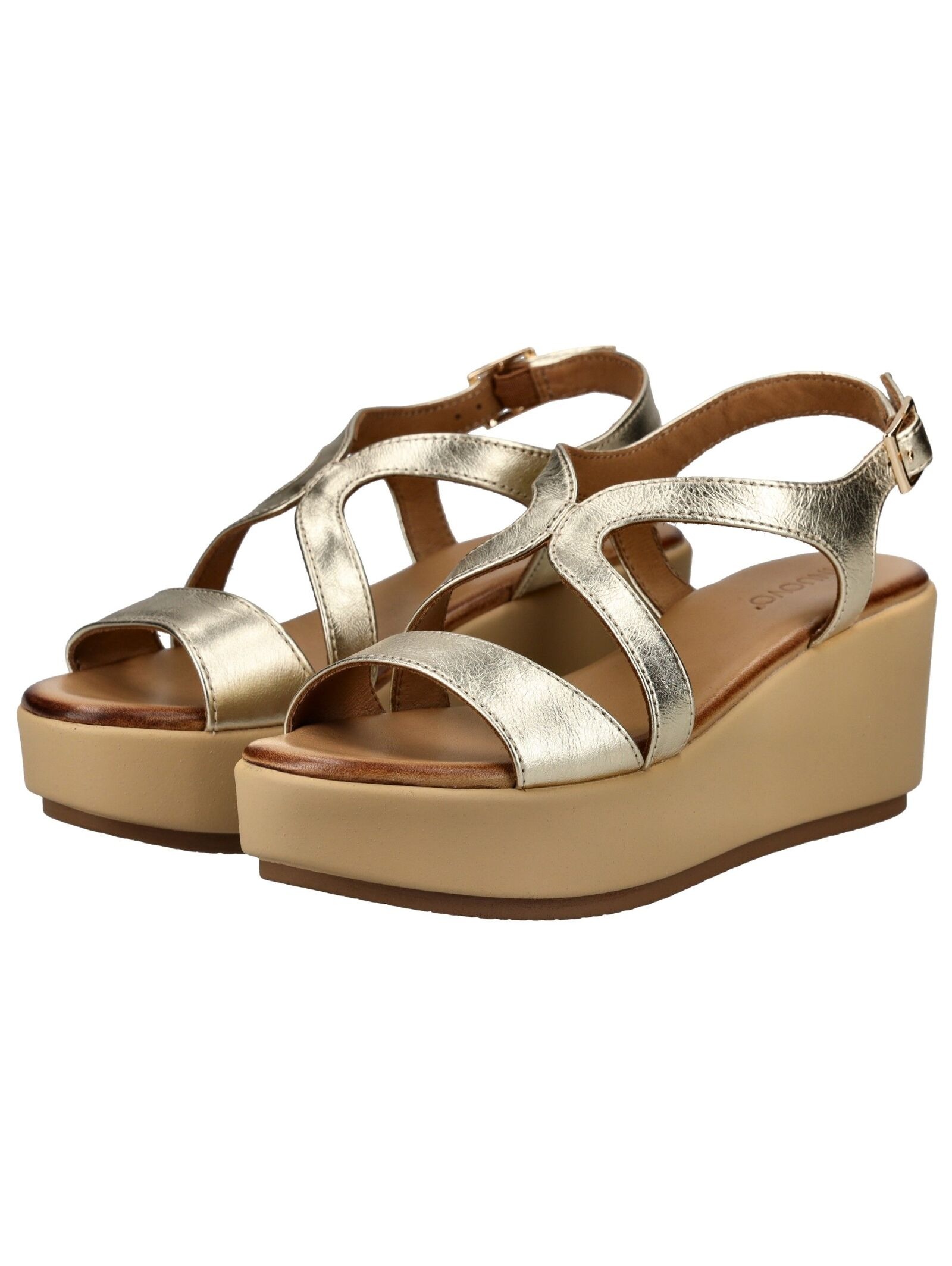 INUOVO Wedge Sandal Gold 41 3