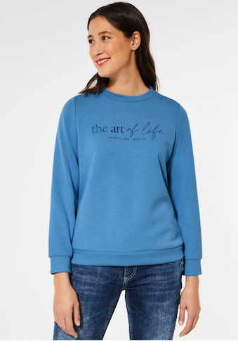 STREET ONE Sweatshirt, mit "the art of life"-Stickerei kaufen