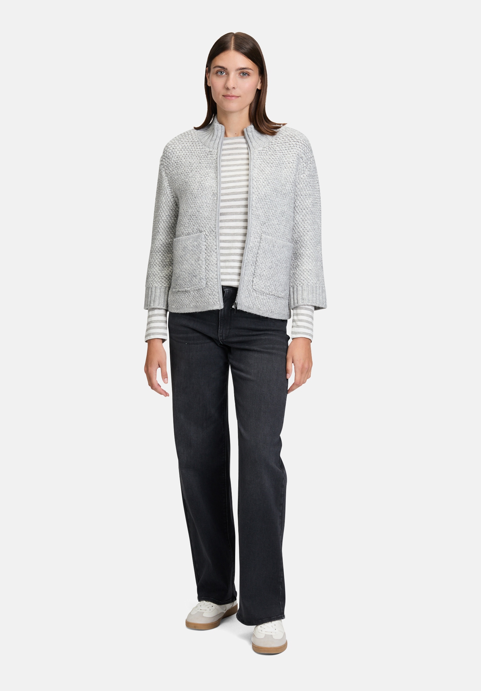 Betty&Co Strickjacke "Damen mit Reißverschluss" 1 Stk.