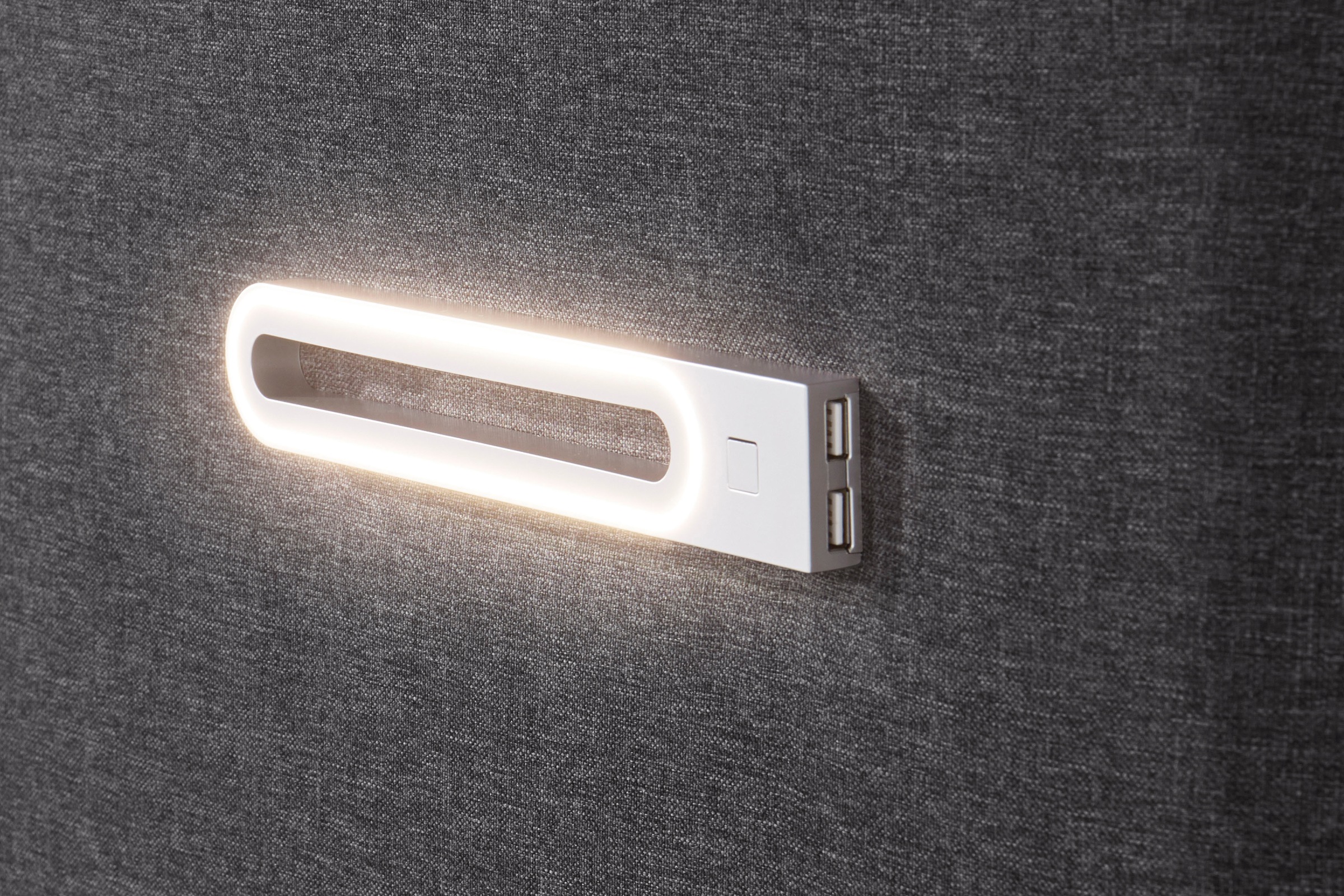 INOSIGN Boxbett »Luan« Schubkästen, LED-Beleuchtung und Topper, in Breite 120 cm und 180 cm