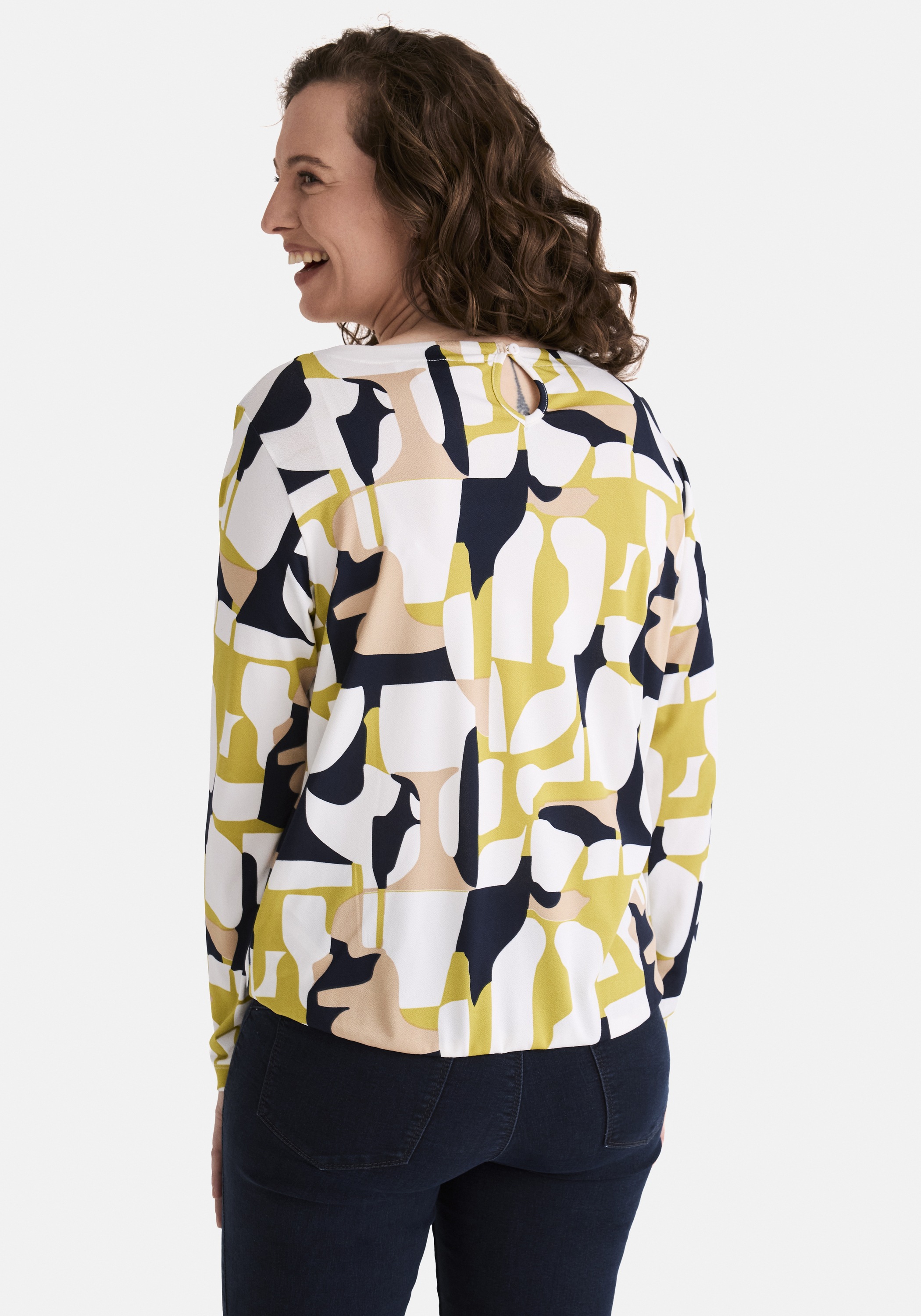 STOOKER WOMEN 3/4-Arm-Shirt "MARIE Print Shirt Bluse 3/4-Arm" Regular Fit S günstig online kaufen