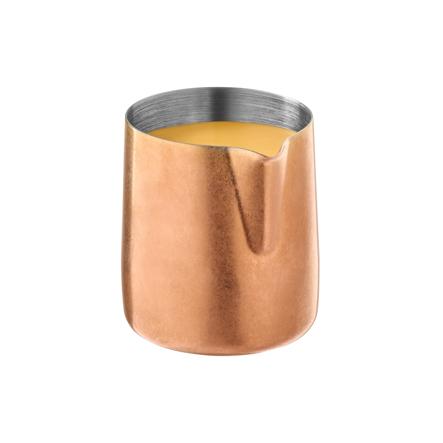 APS Milchkännchen »Gießer "FLOW", 150 ml, Ø 6 cm, Höhe 6,5 cm«, 0,15 l, (1 St.), gebürsteter Edelstahl 18/8, PVD-beschichtet, Vintage-Look