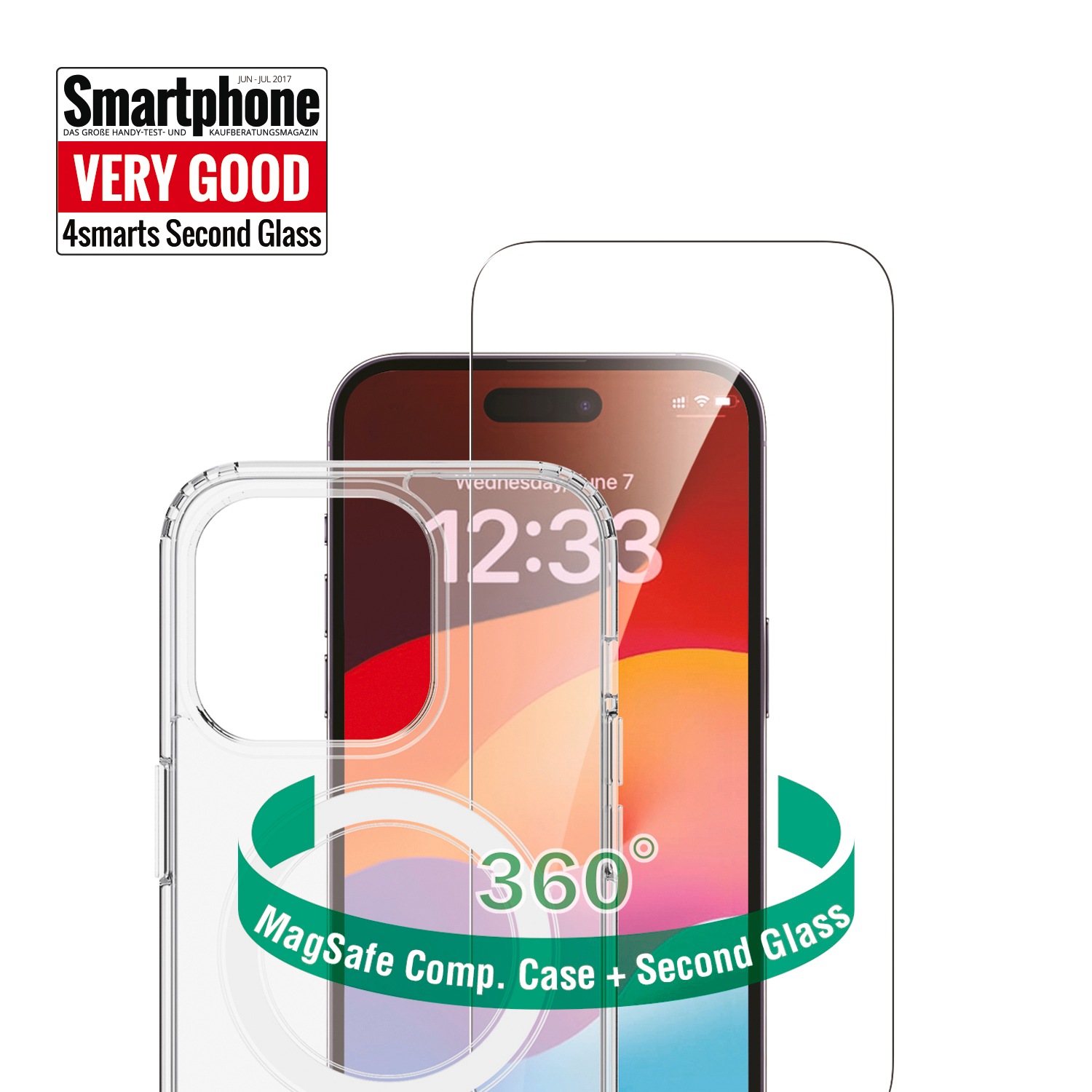 4smarts Backcover »360° Protection Set«, Apple iPhone 15 Pro, für iPhone 15 Pro