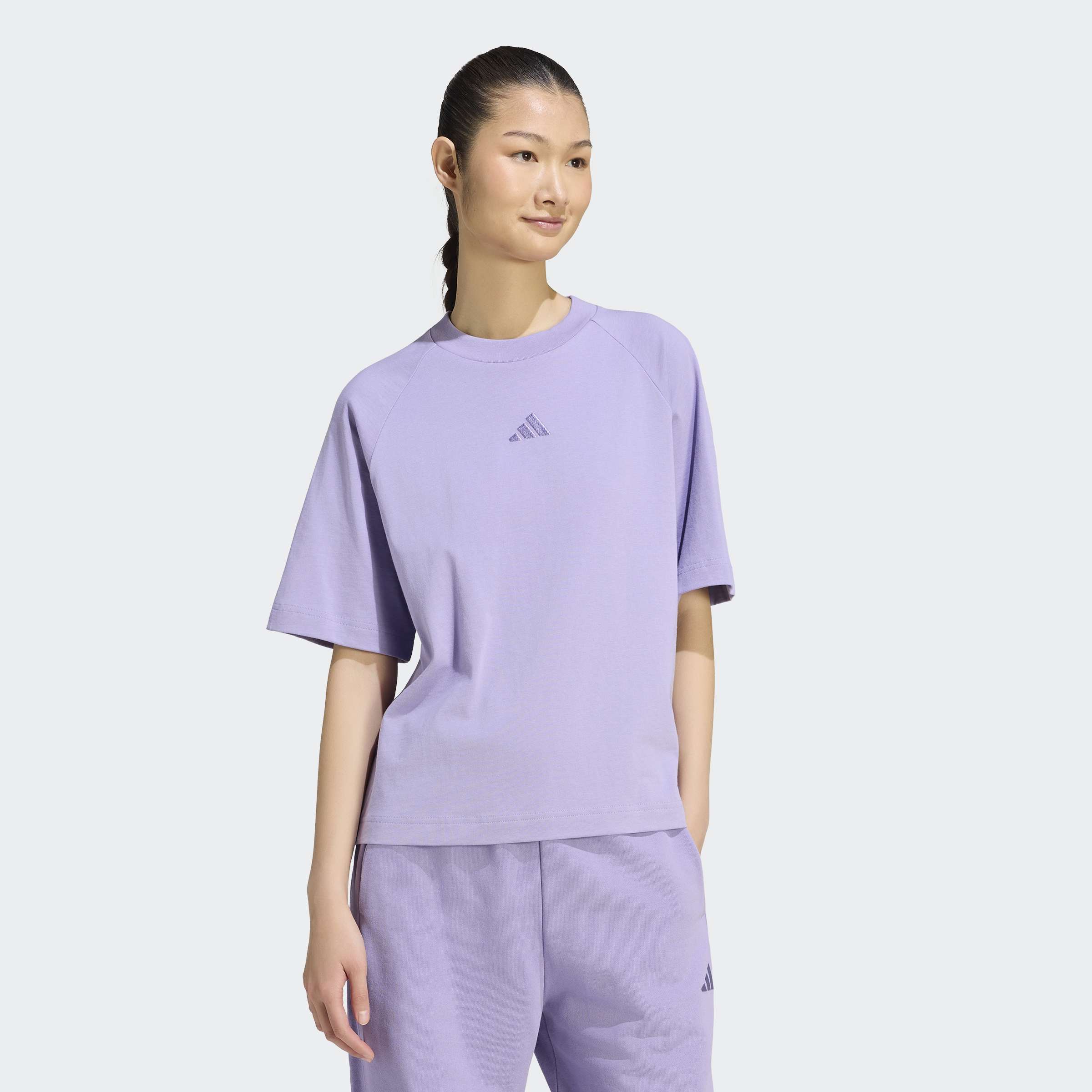 adidas Sportswear T-Shirt "ADIDAS KIT, KLEINES LOGO" Schwere Premium-Qualität, robuste Stoffstruktur