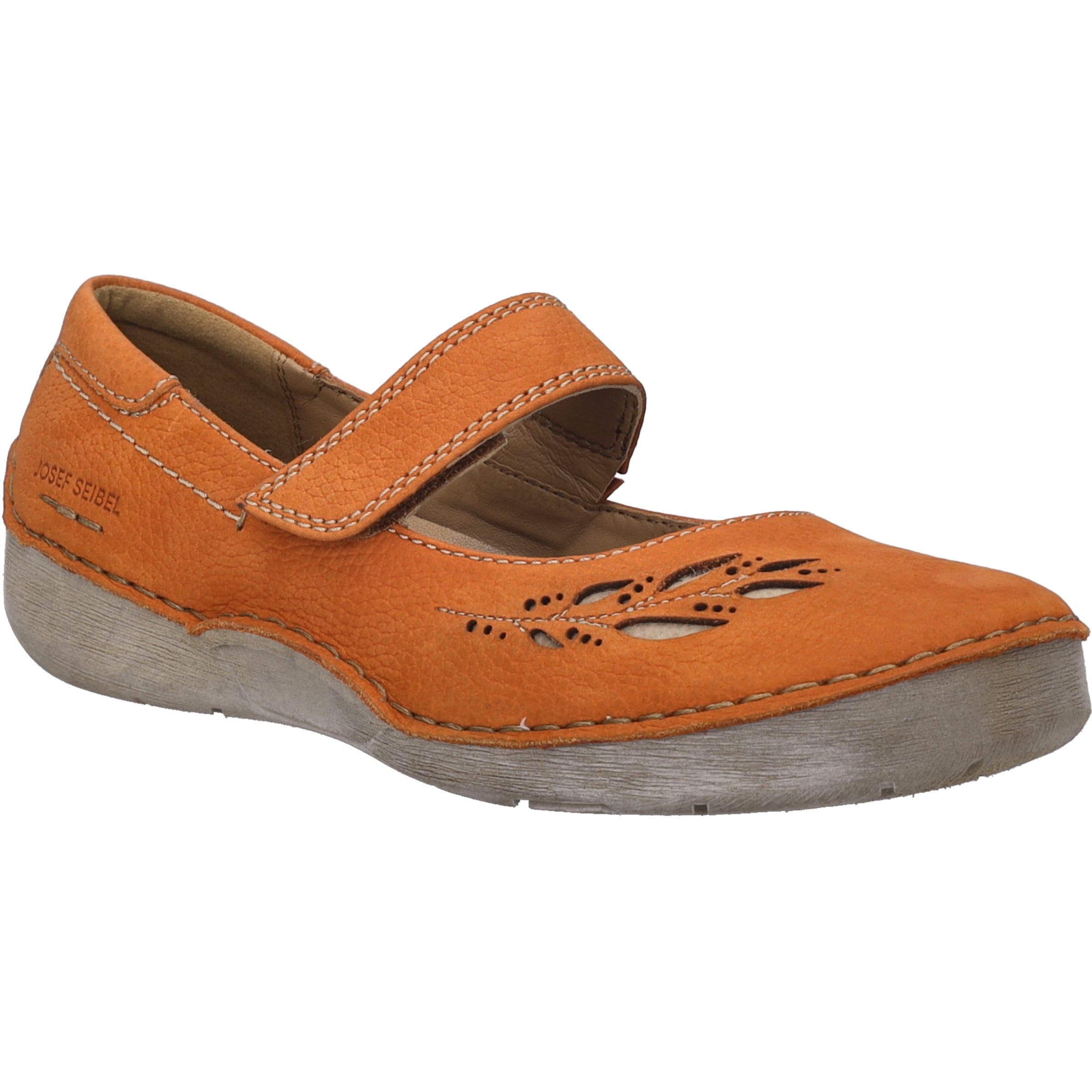 JOSEF SEIBEL Damen Ballerina "Fergey 58, papaya", Gr. 40, orange, Obermaterial: 100% Rindsleder Leather cow., Schuhe