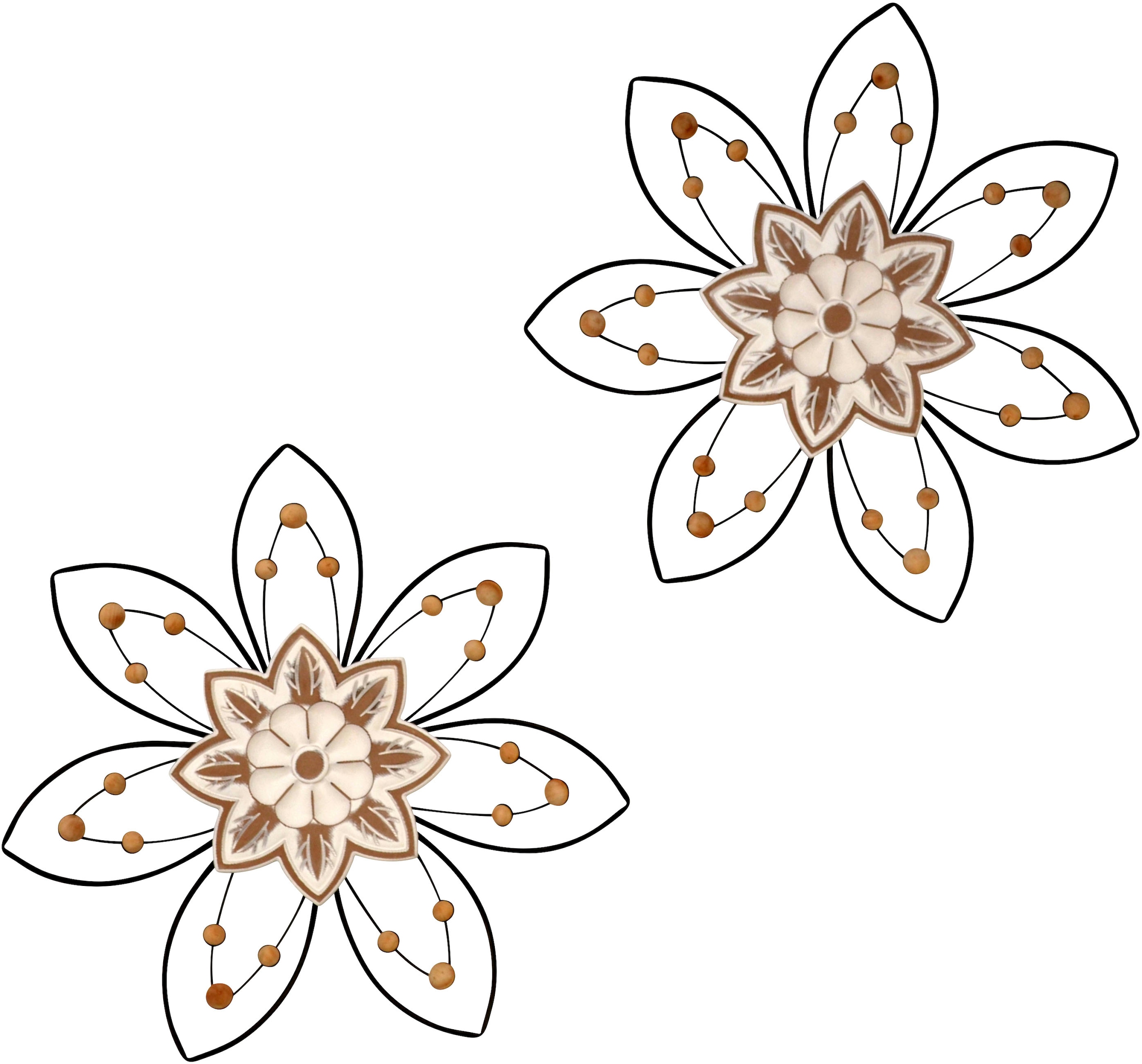 HOFMANN LIVING AND MORE Wanddekoobjekt "Wanddekoration" Wandbild im 2er-Set günstig online kaufen