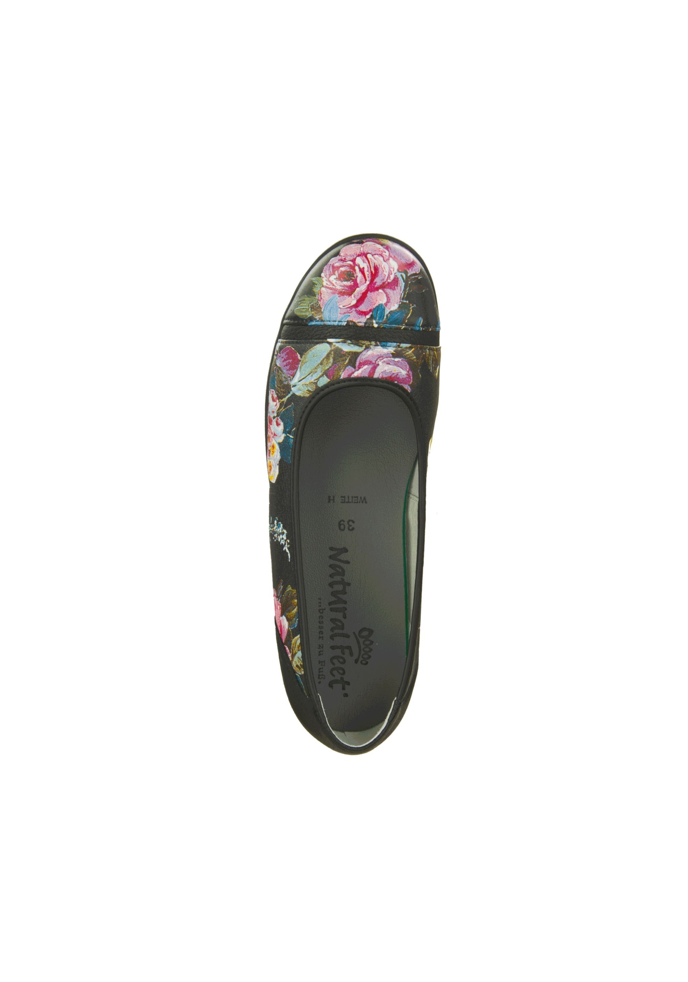 Natural Feet Ballerina »Sanela«, im floralen Design