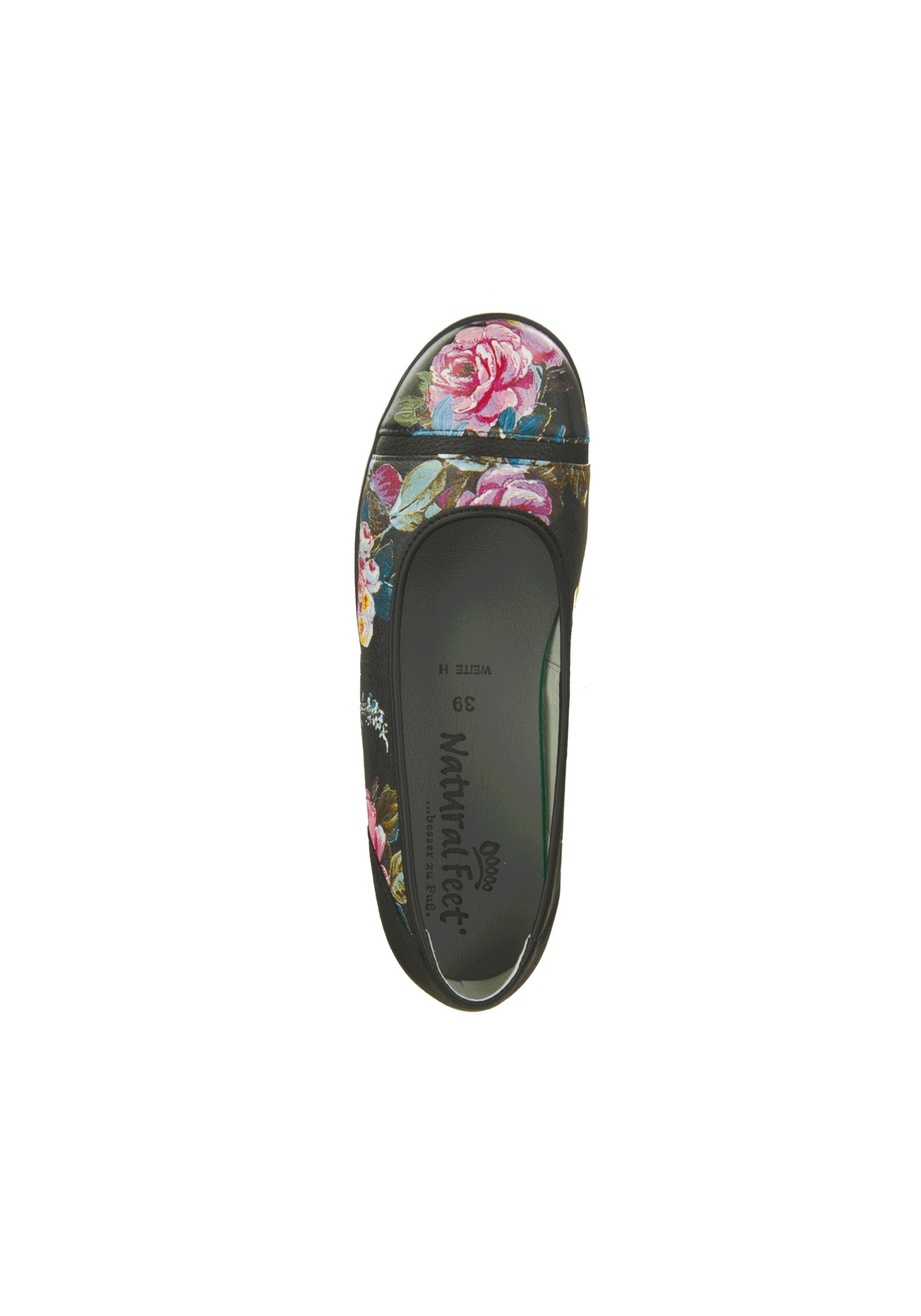 Thumbnail - Natural Feet Ballerina "Sanela", im floralen Design