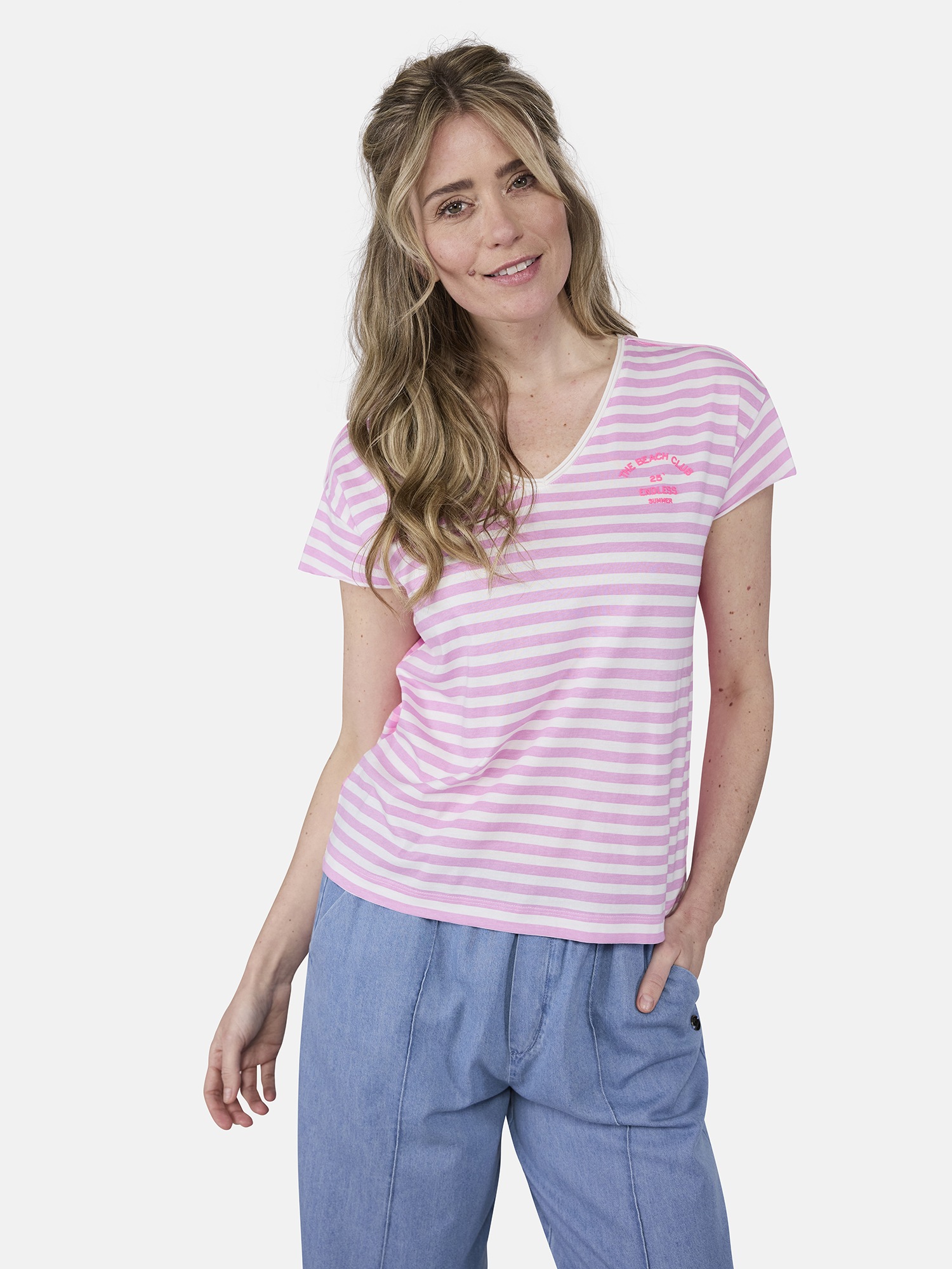 Lieblingsstück V-Shirt "DollyL" aus 100% Baumwolle günstig online kaufen