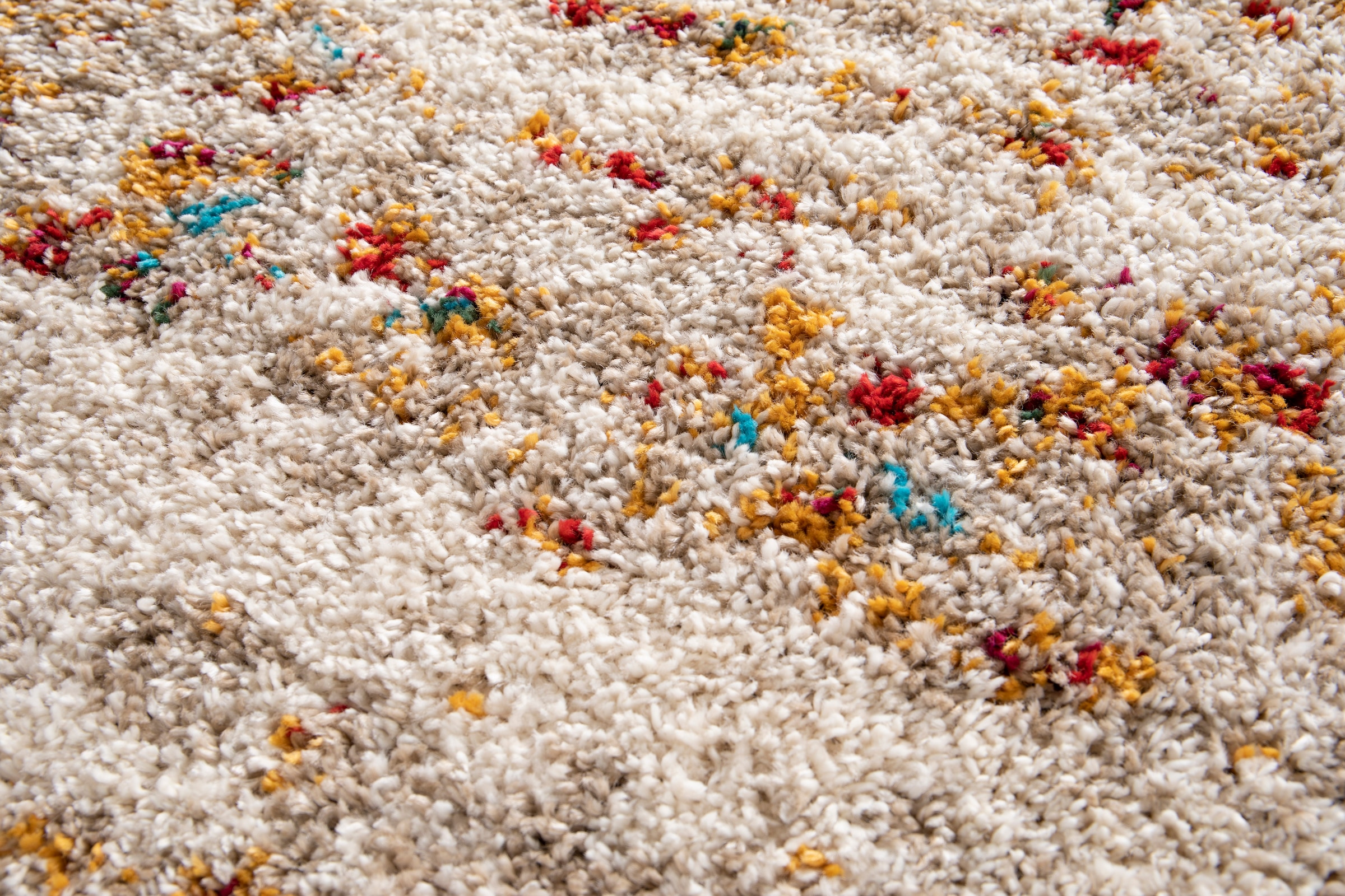 Primaflor-Ideen in Textil Hochflor-Teppich »HIMALAYA, Made in Belgium« rechteckig 30 mm Höhe modernes Design, meliert, weich & kuschelig