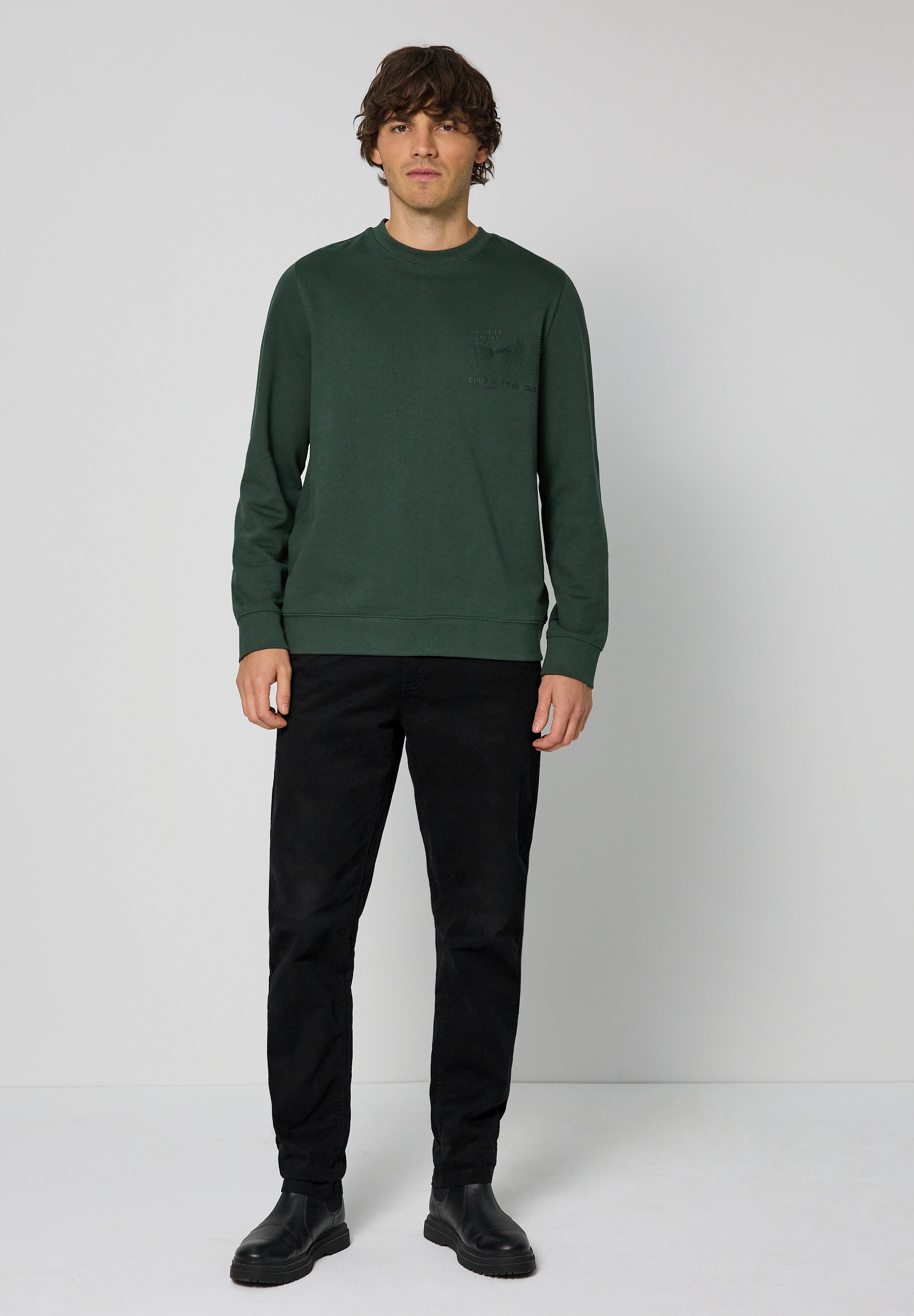 STREET ONE MEN Chinohose  aus Baumwolle mit Stretchanteil