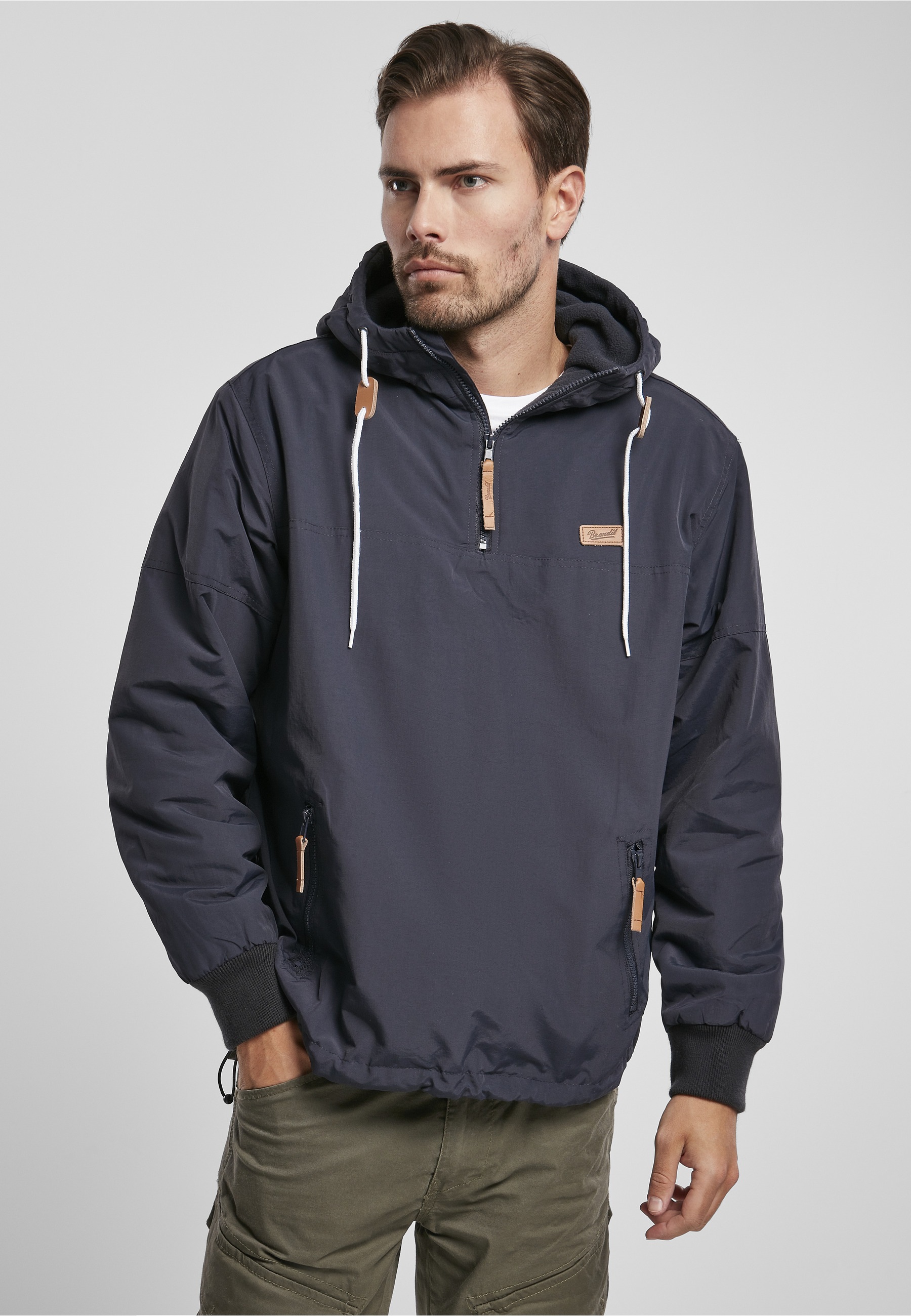 Brandit Anorak »Brandit Herren Pull Over Windbreaker« 1 Stk. tlg. mit Kapuze