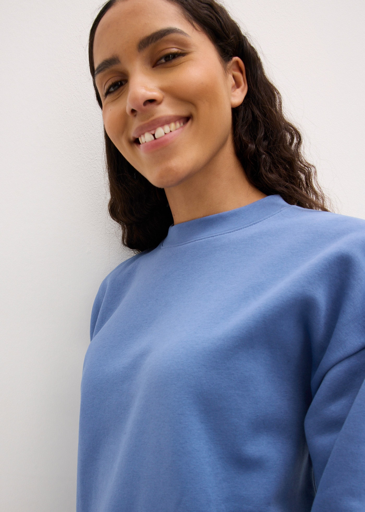 bonprix Sweatkleid »Oversized Sweatkleid« Ohne Taschen Oversized Sweatkleid