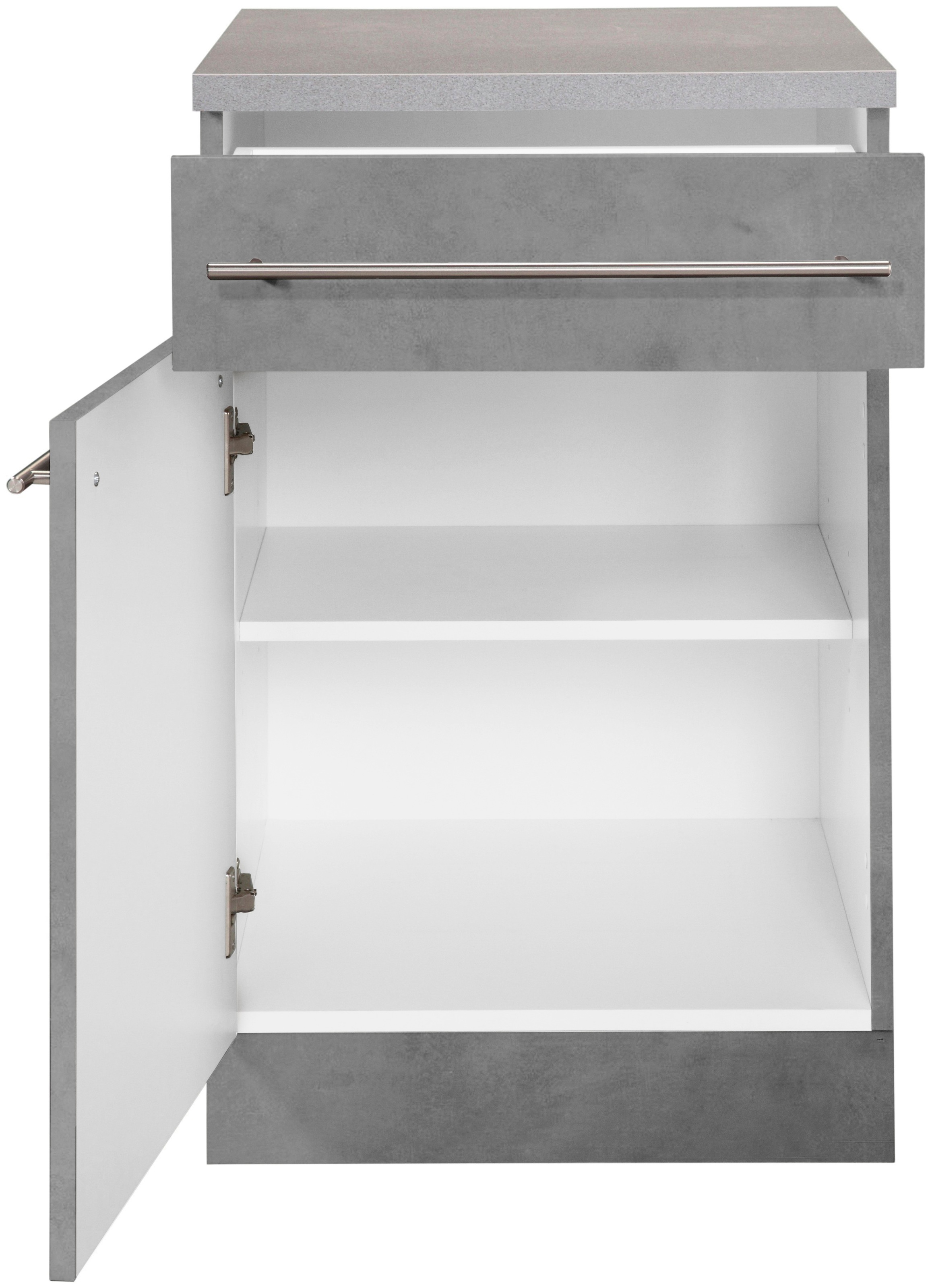 wiho Küchen Unterschrank »Chicago«, 50 cm breit, 1 Schubkasten und 1 Tür