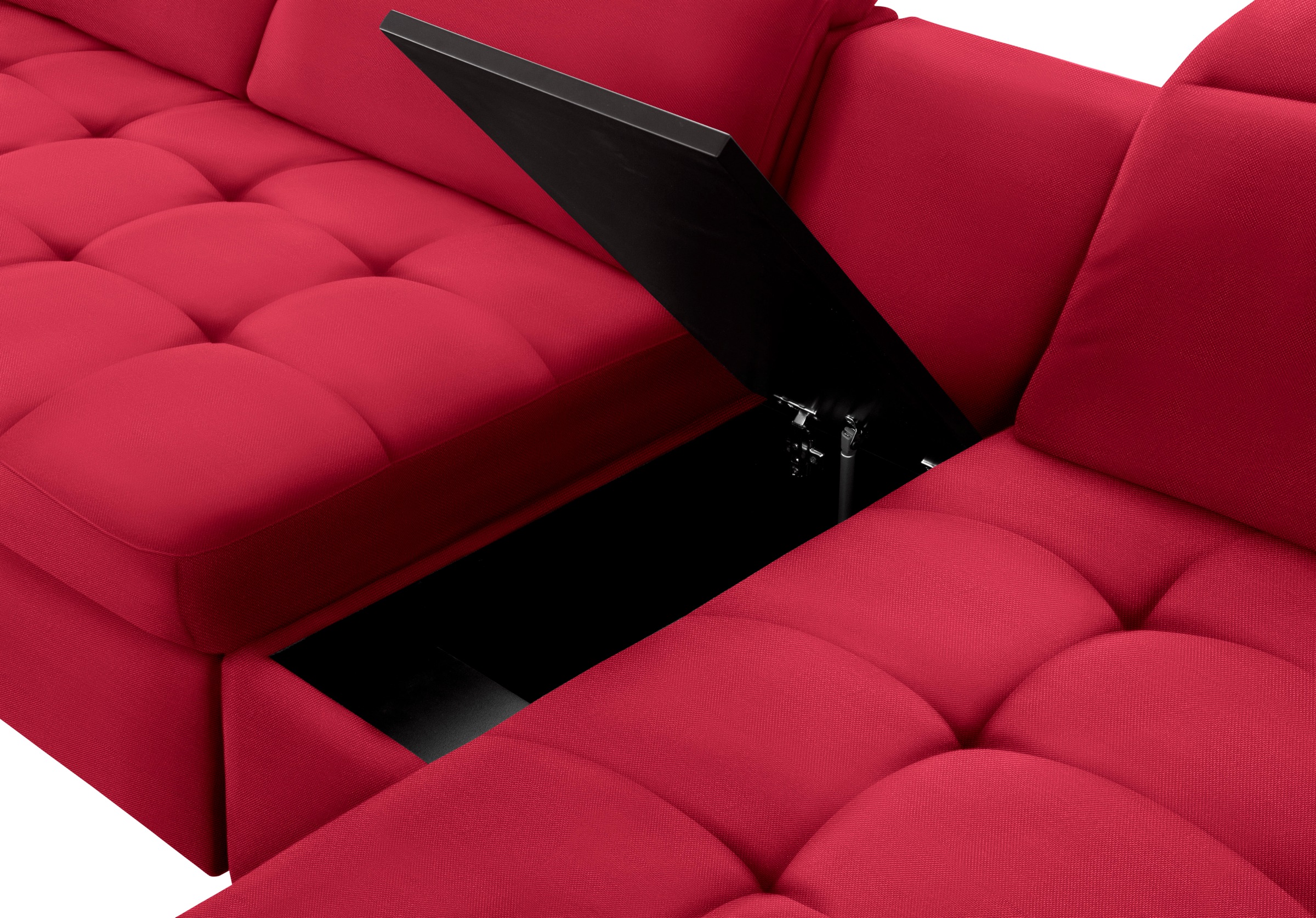 sit&more Wohnlandschaft »Stardust U-Form«, inklusive Kopfteilverstellung, Armlehnenfunktion und Tischelement