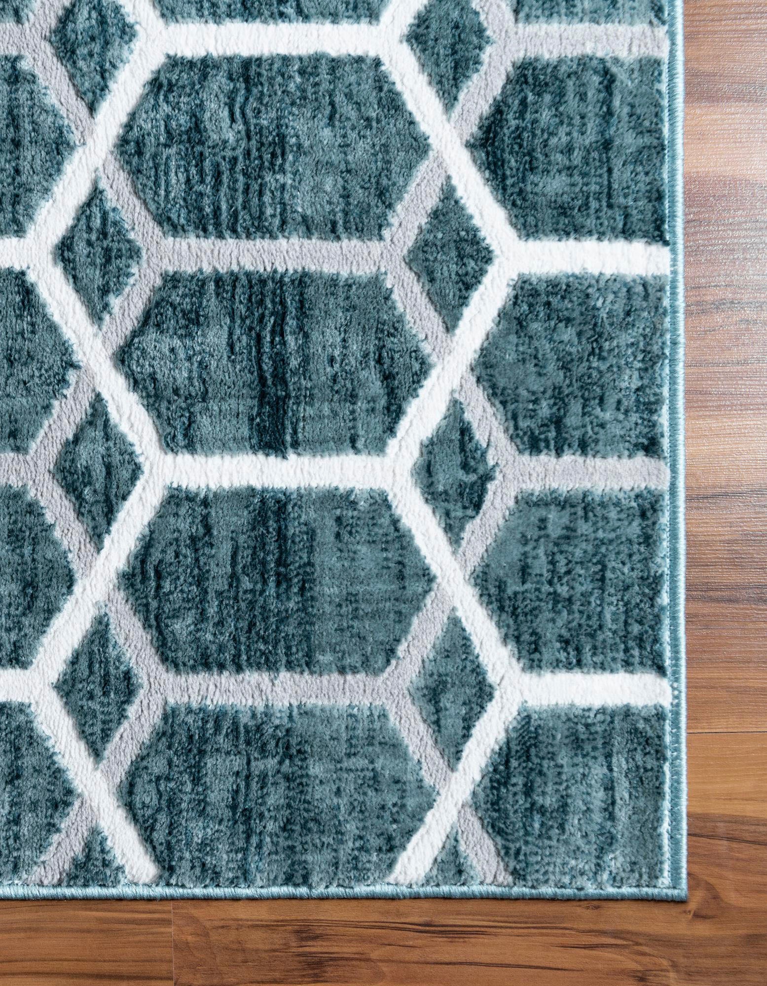 Myflair Möbel & Accessoires Teppich »Titan Trellis Lagerräumung«, rechteckig, 13 mm Höhe, Kurzflor, gewebt, modernes geometrisches Design