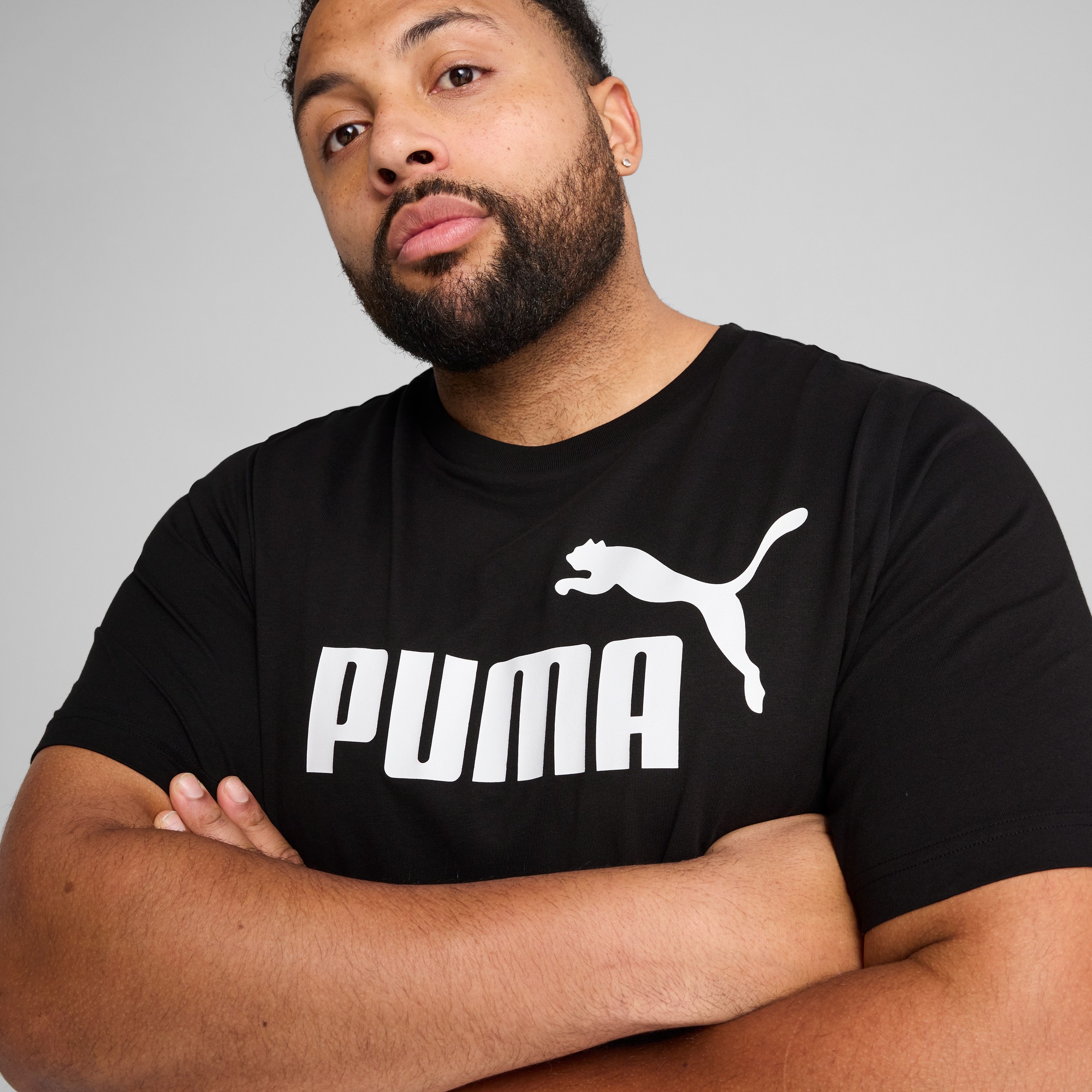 PUMA T-Shirt "ESS NO. 1 LOGO TEE", Basic Herren T-Shirt mit Logo günstig online kaufen