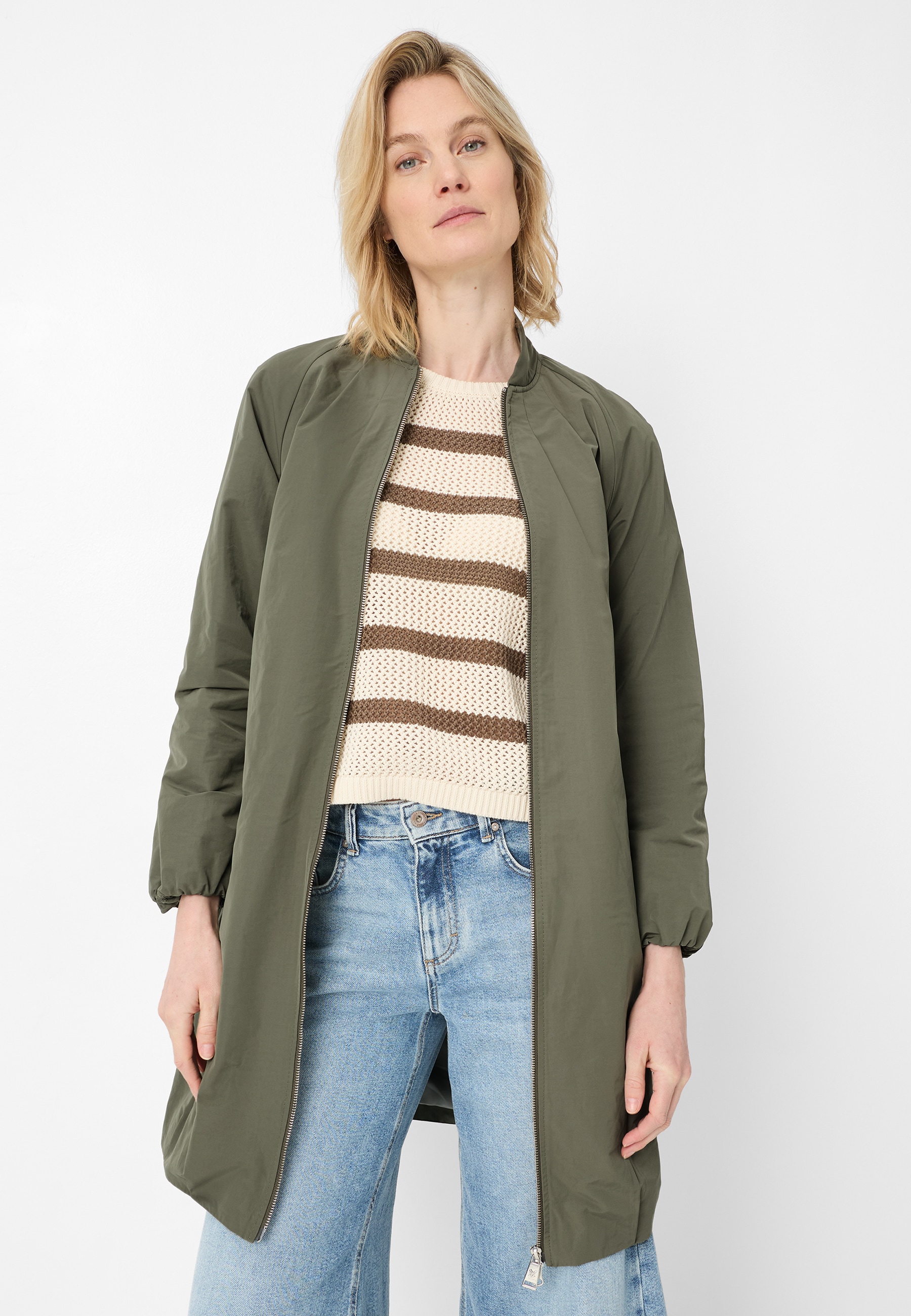 Fuchs Schmitt Kurzmantel Stehkragen, 2-Wege-Reißverschluss, Leistentaschen günstig online kaufen