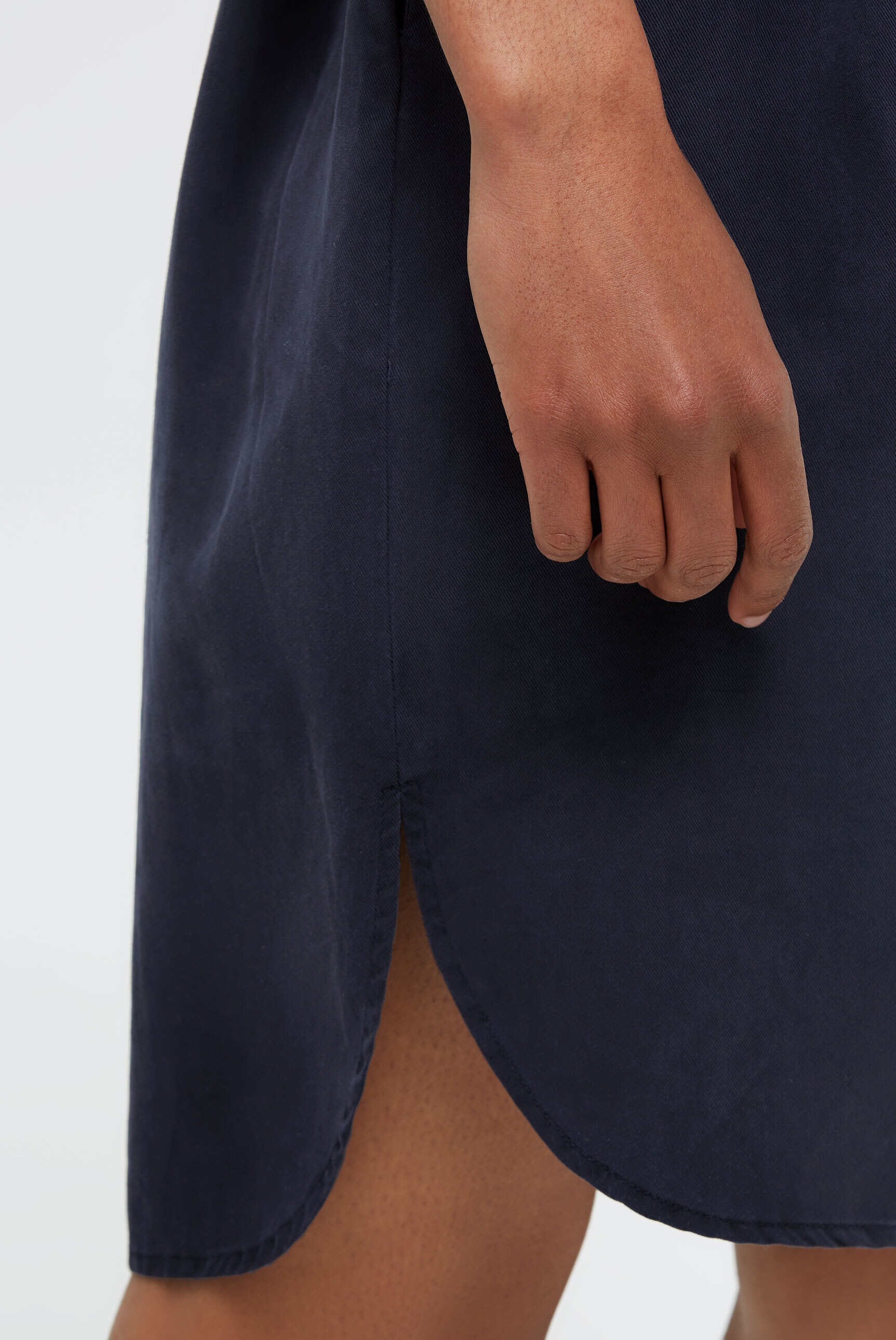 SENSES.THE LABEL Sommerkleid Klappentaschen mit Bindegürtel