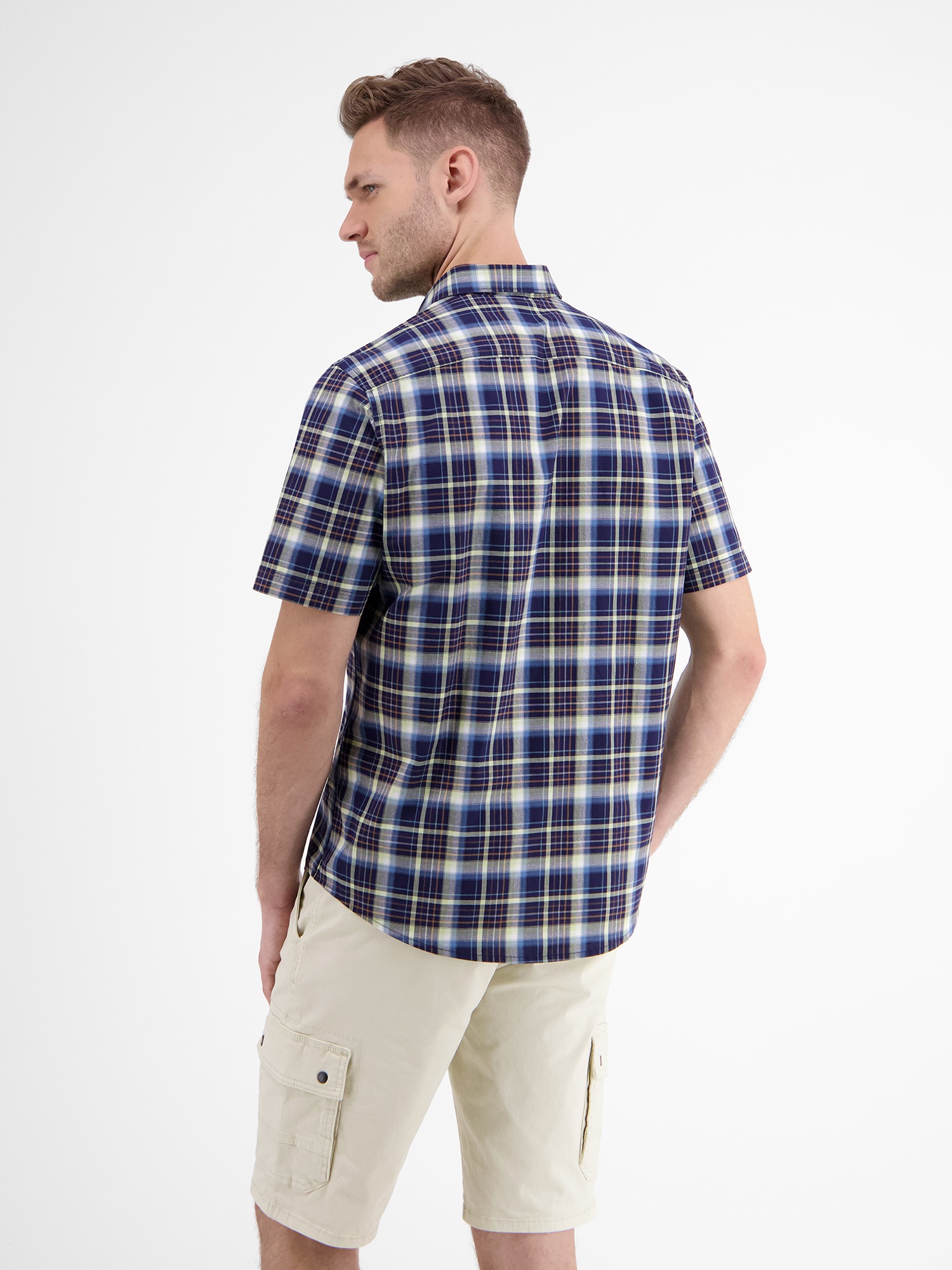 LERROS Kurzarmhemd »LERROS Halbarmhemd *Poplin Check*«