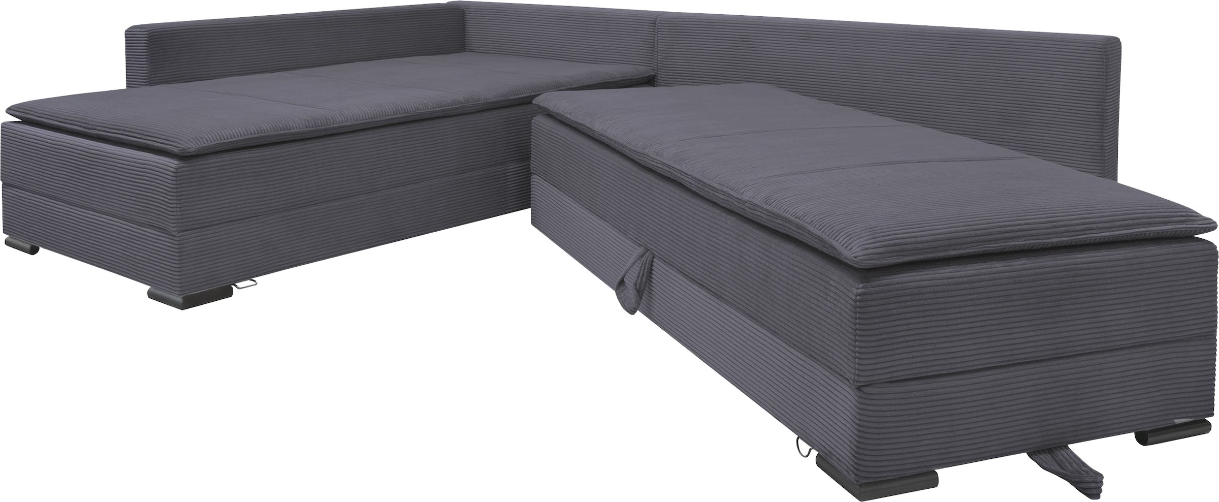INOSIGN Ecksofa »Night & Day L-Form mit Dauer-Schlaffunktion, Cord-Bezug!«, inklusive Bettfunktion und Bettkasten
