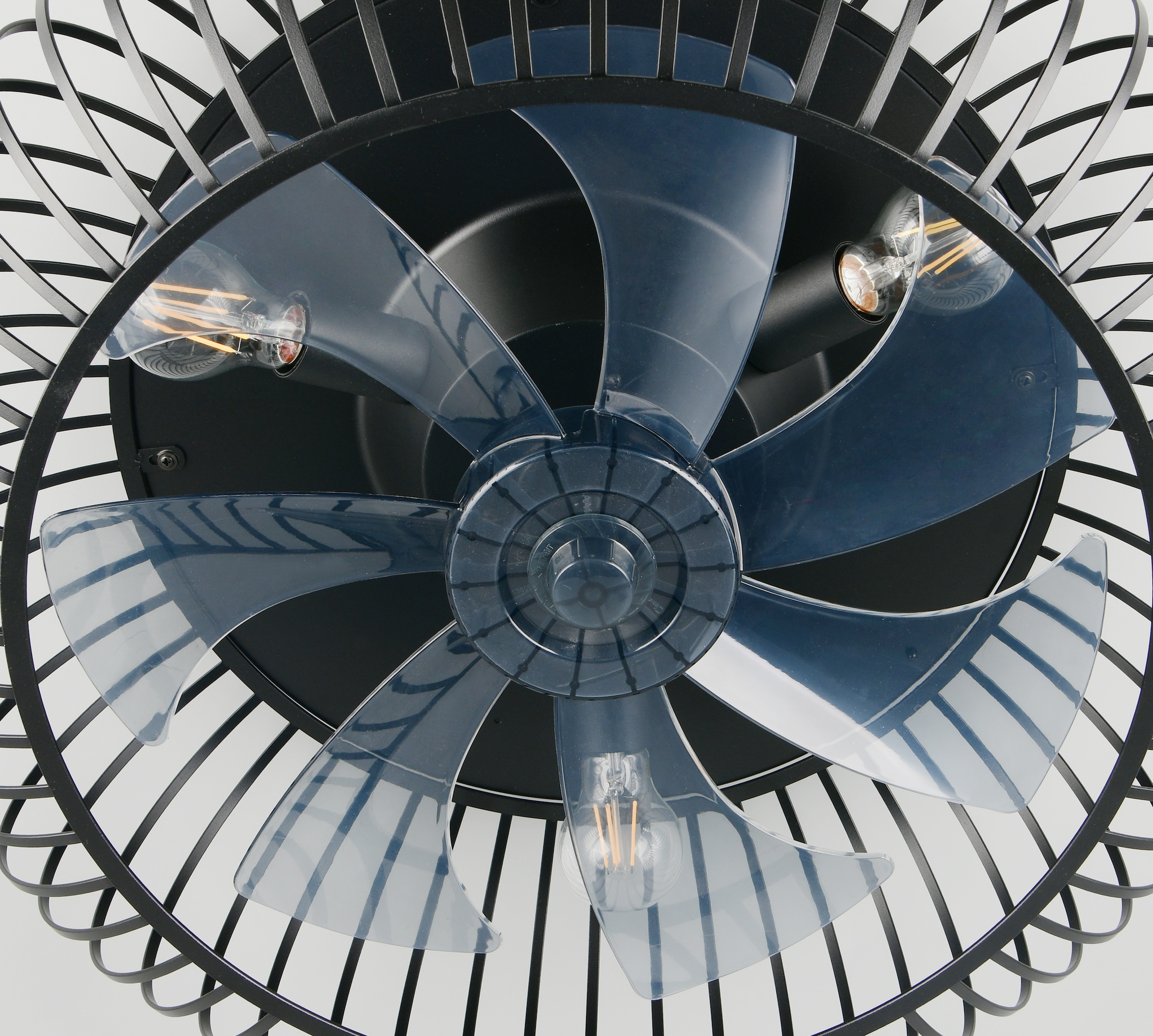 REALITY Leuchten Deckenleuchte »JOHANNA mit Ventilator, großer Deckenventilator mit Licht Ø 61cm« E27 1 Stk. warmweiß - kaltweiß exkl 3x E27 Leuchtmittel, Ø 61cm Höhe 25,5cm, Vor- & Rücklauf Funktion