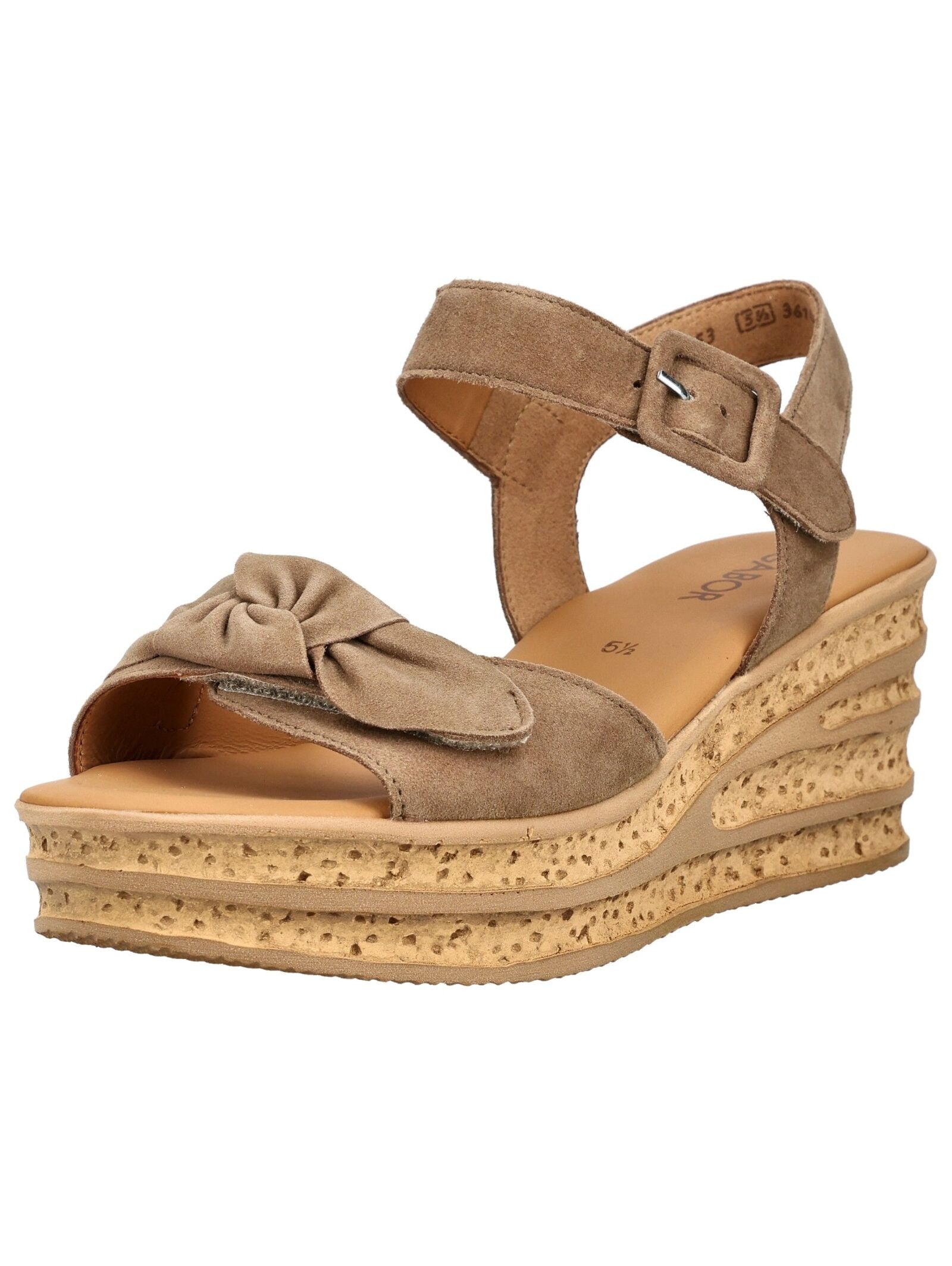 Gabor Keilsandalette "Gabor Sandalen Leder" günstig online kaufen