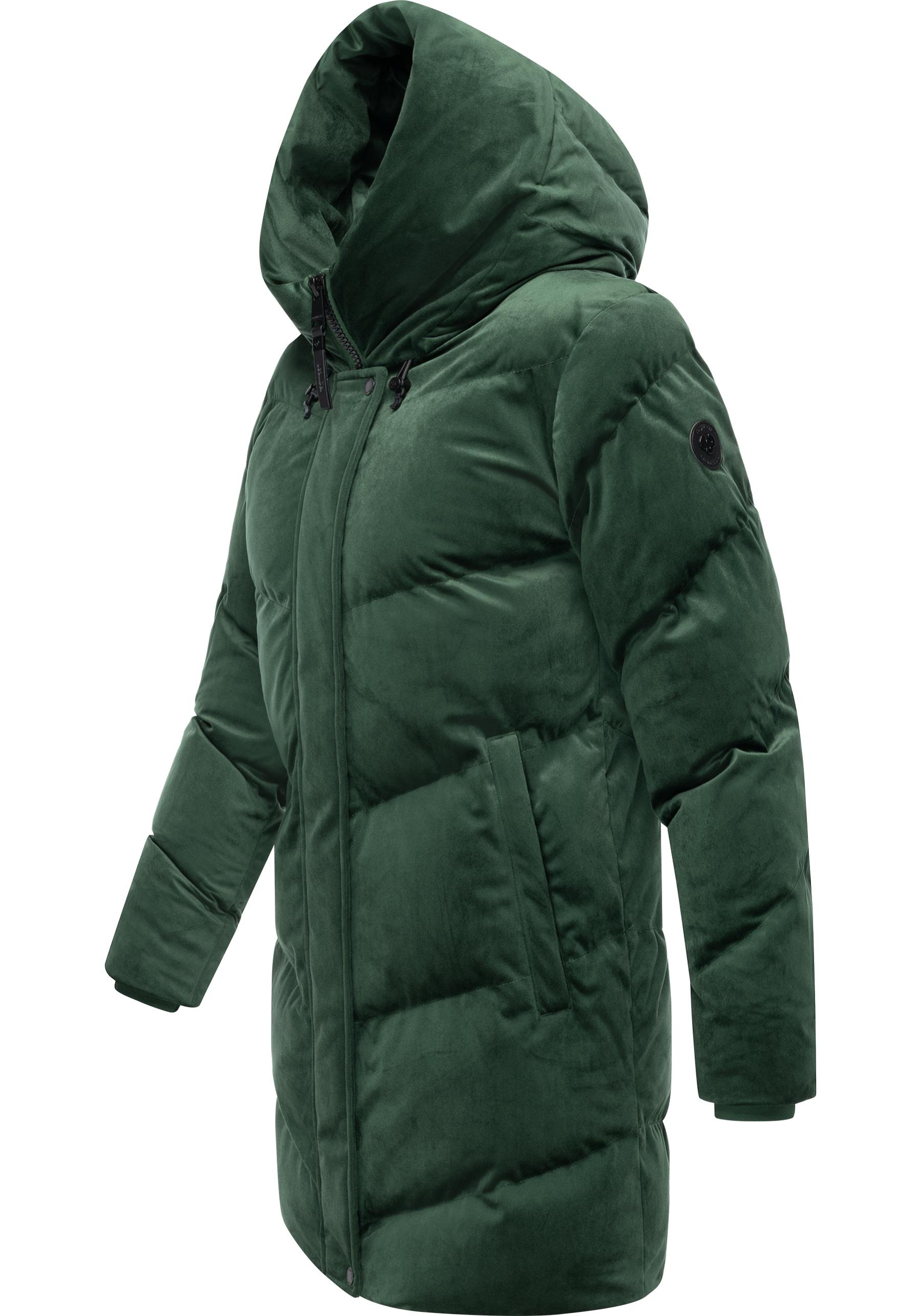 Ragwear Kurzmantel "Avelin Velvet YOUMODO" Teddy-Mantel aus kuscheligem Sam günstig online kaufen