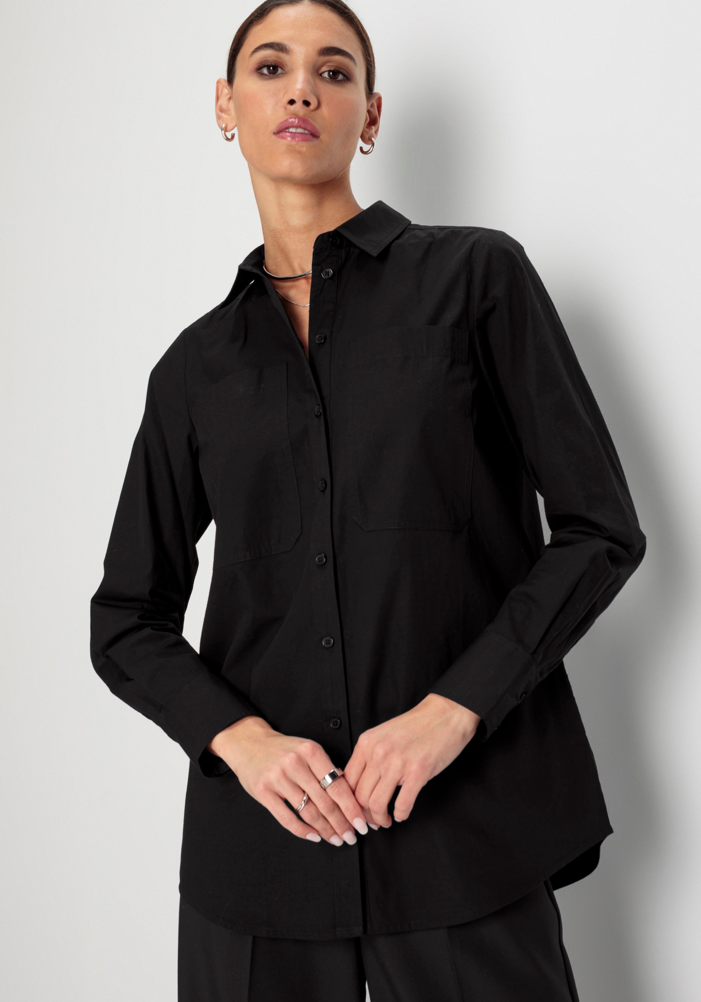 HECHTER PARIS Hemdbluse, mit Fronttaschen günstig online kaufen