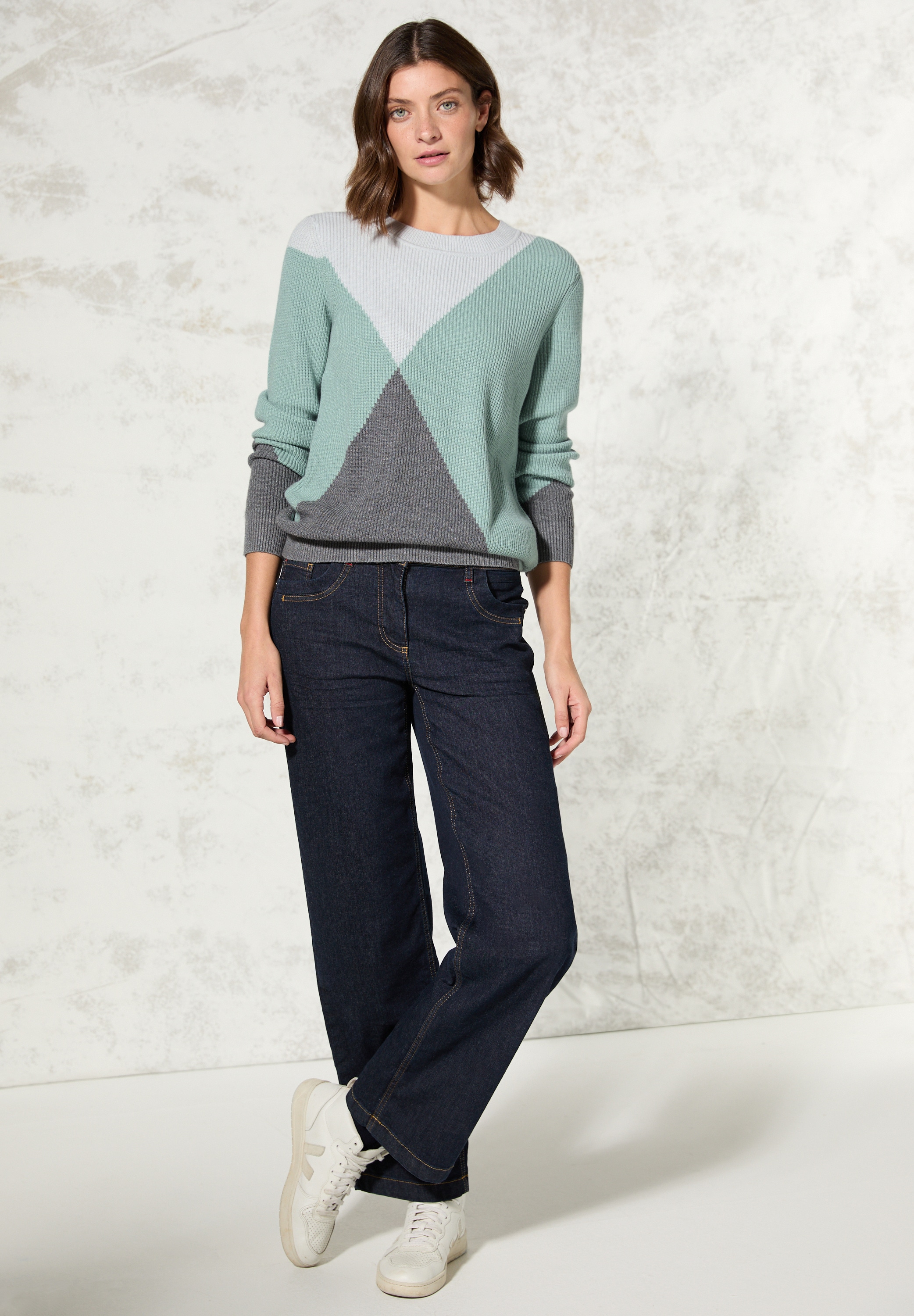 Cecil Strickpullover, mit grafischem Muster
