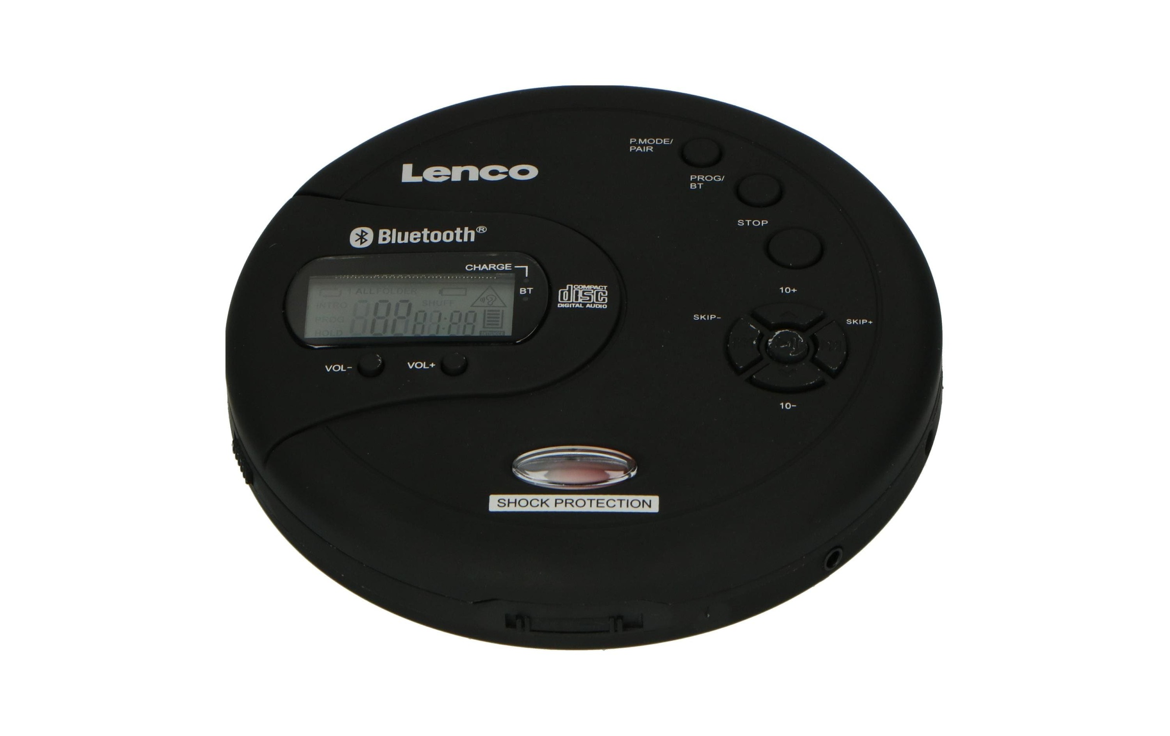 Lenco tragbarer CD-Player »CD-300, CD / MP3 Player, BT, schwarz« ( )