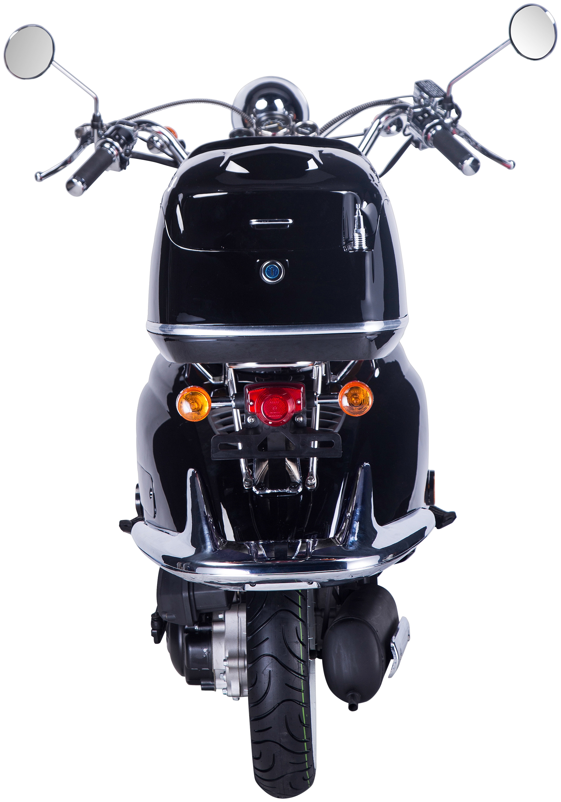 GT UNION Motorroller »Strada«, 125 cm³, 85 km/h, Euro 5, 8,6 PS, (Set), mit Topcase