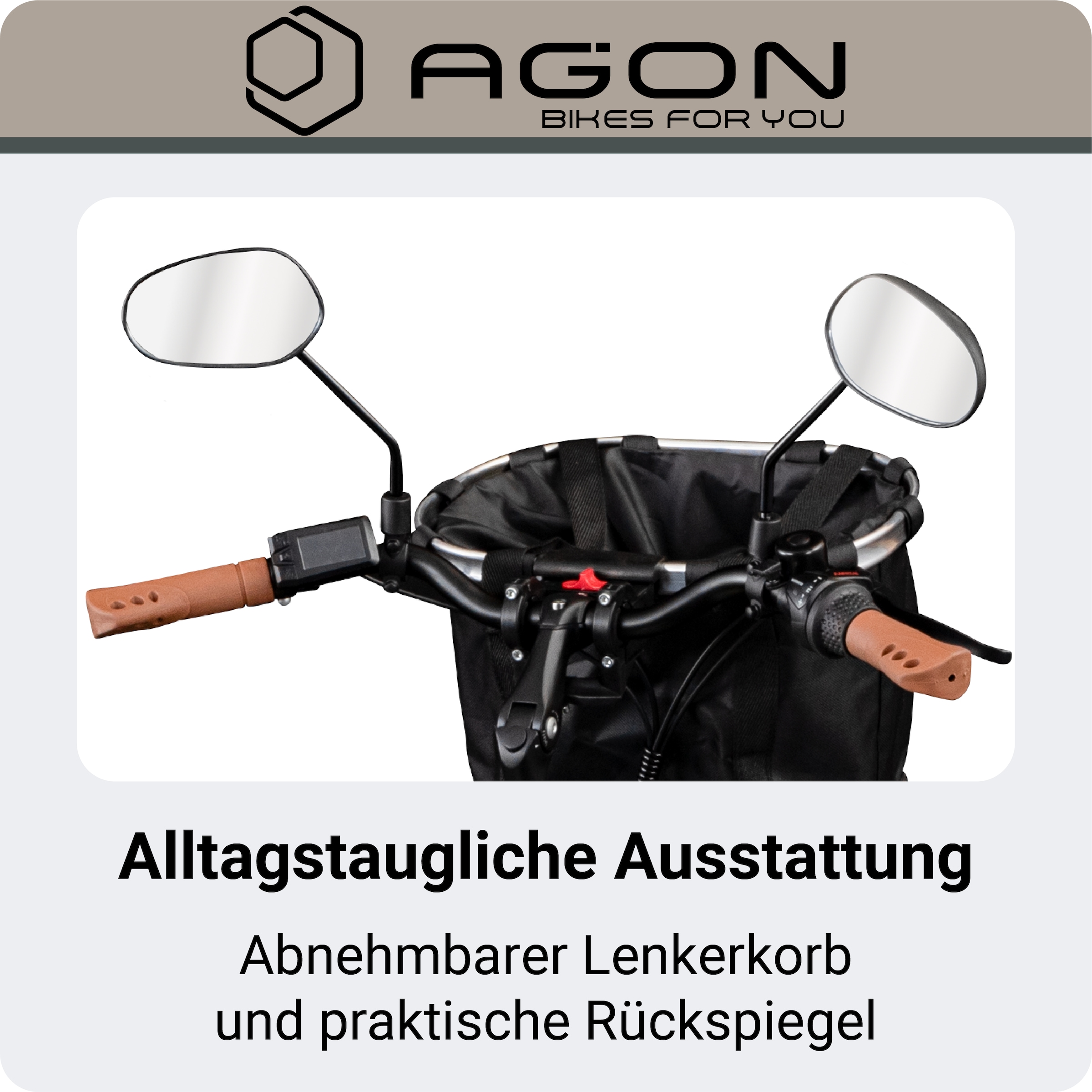 AGON »Assist« 3 Gang Nabenschaltung Frontmotor 250 W