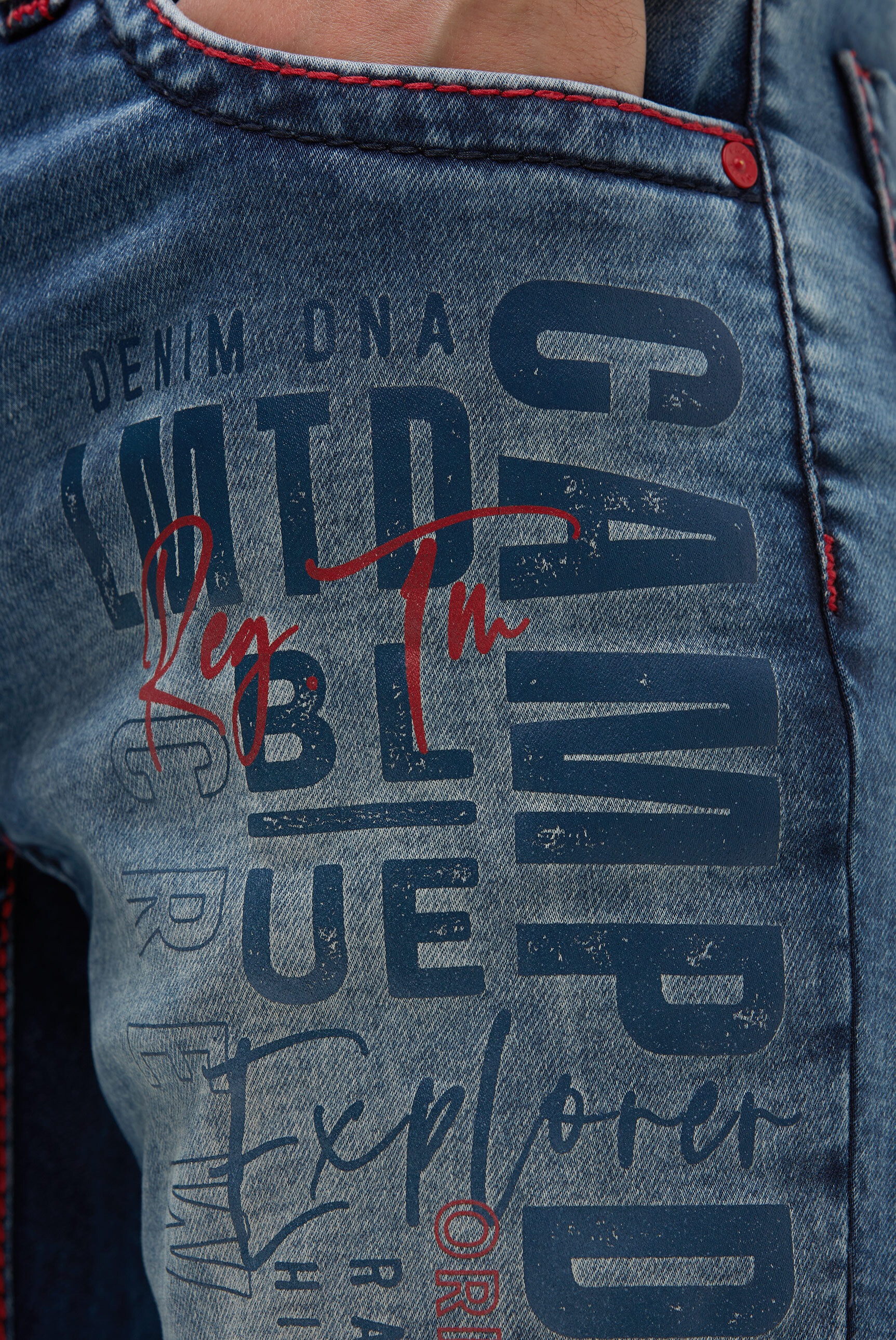 CAMP DAVID Regular-fit-Jeans mit normaler Leibhöhe