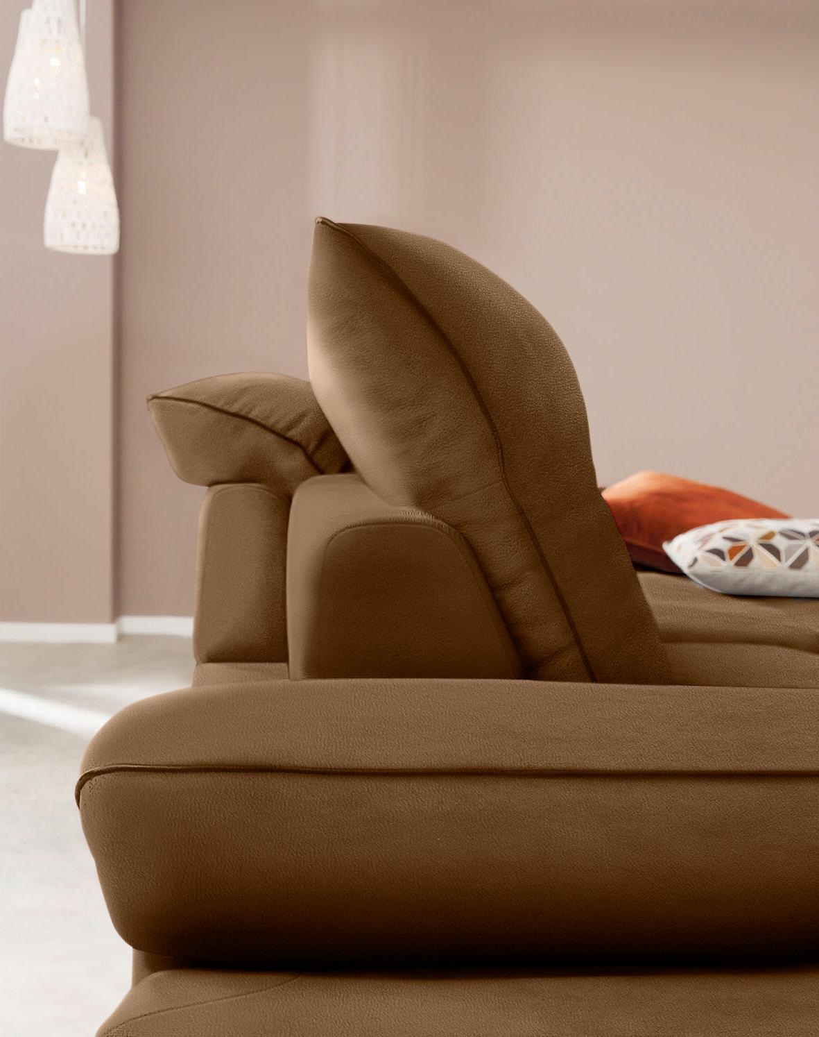 Thumbnail - W.SCHILLIG Ecksofa "enjoy&MORE, Designsofa, elegant und bequem, L-Form" Sitztiefenverstellung, Füße bronze pulverbeschic...