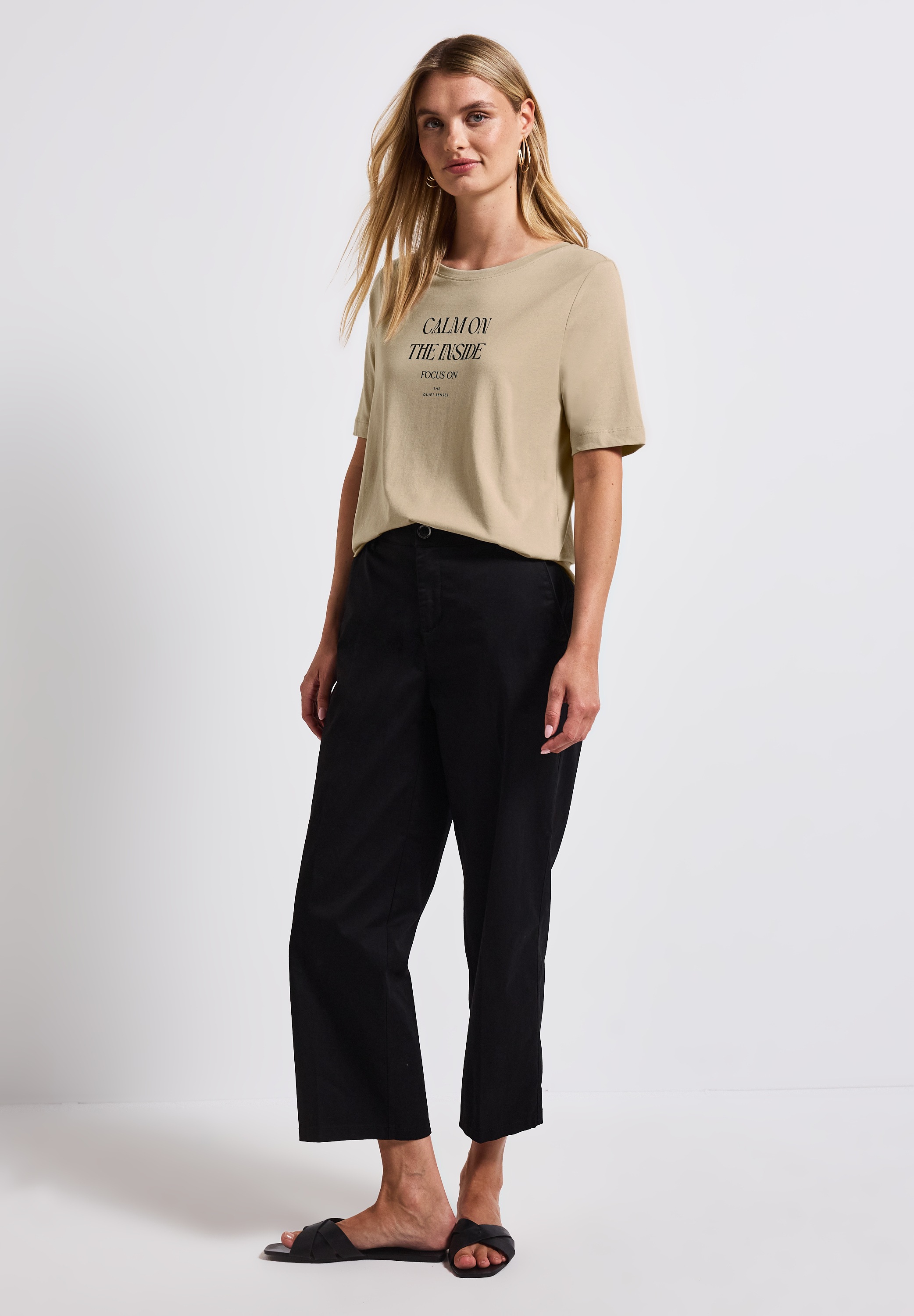 Thumbnail - STREET ONE Print-Shirt, im soften Baumwoll-Mix