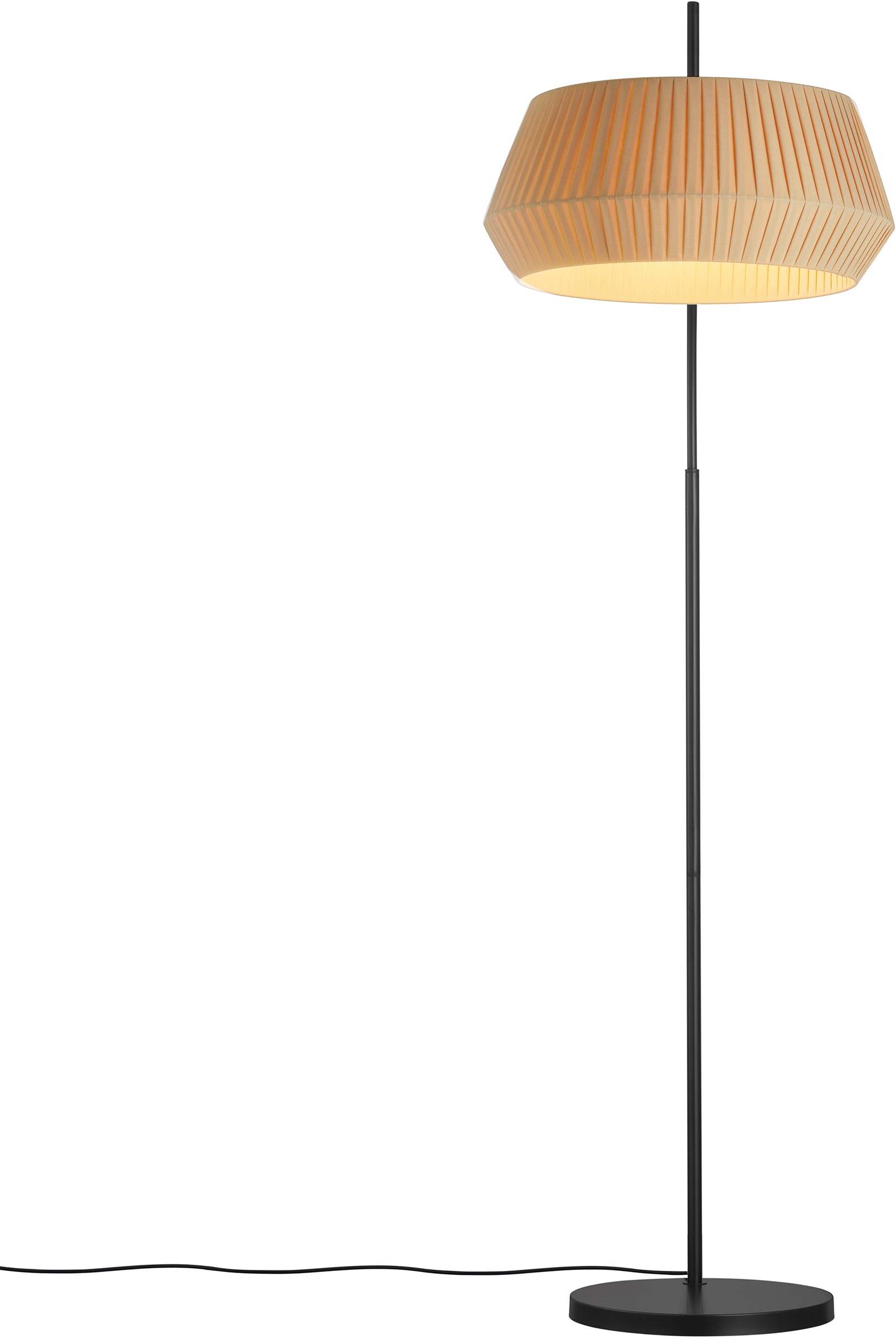 Nordlux Stehlampe »DICTE«, Baumwollschirme | BAUR