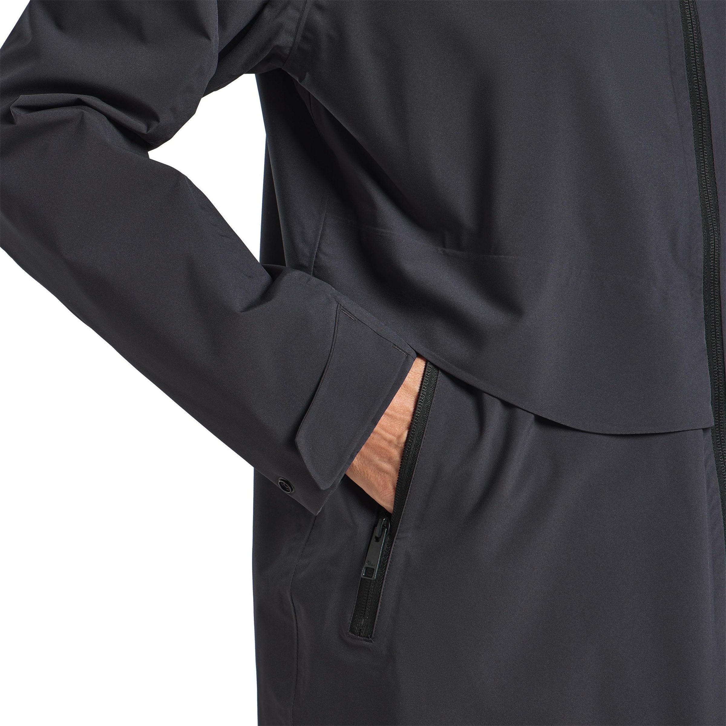Jack Wolfskin Funktionsjacke »MAINKAI LONG JKT W«, mit Kapuze